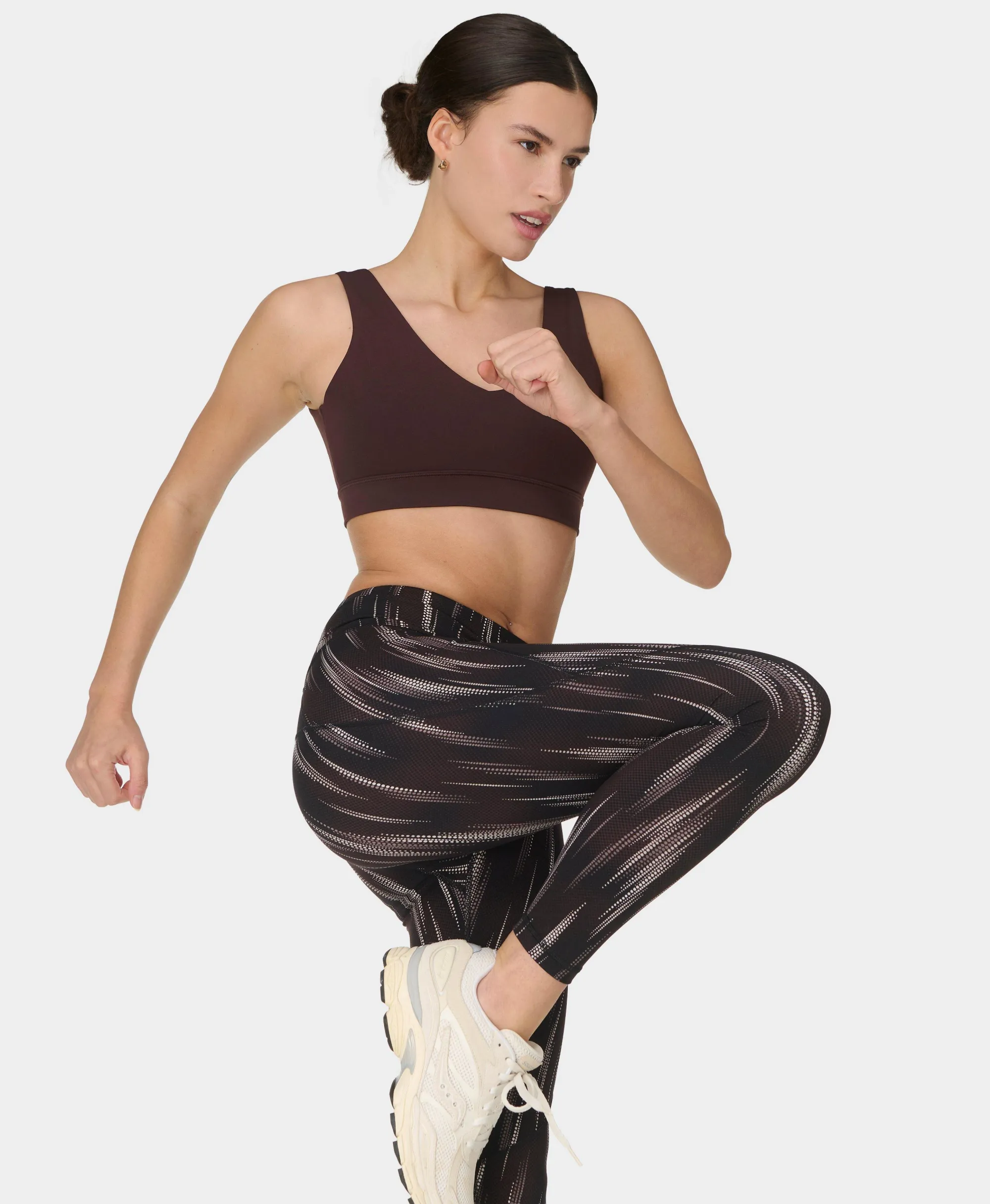 Sweaty Betty Power 7/8 Gym Leggings, Brown, Women's M
