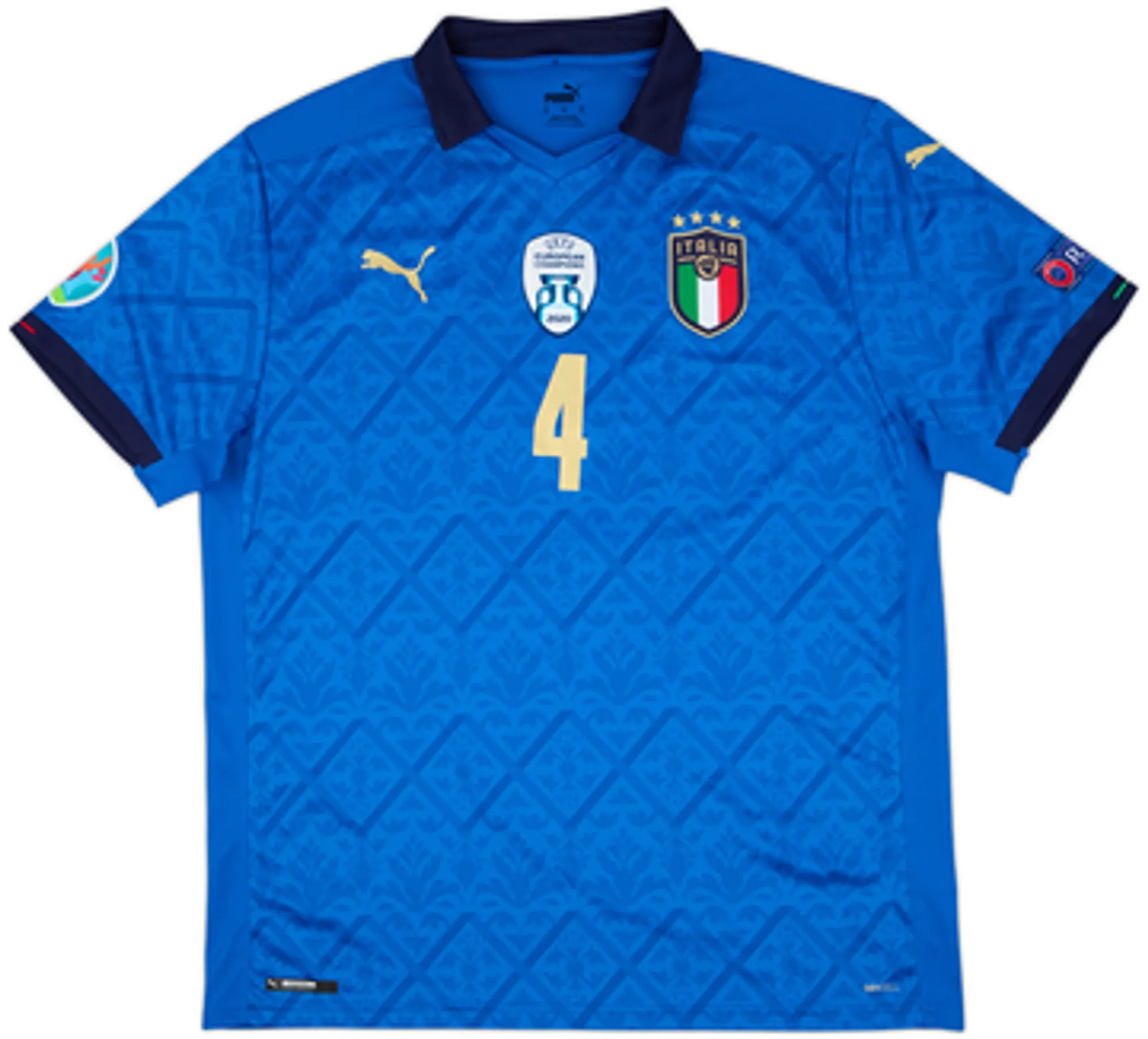 2020-21 Italy Home Shirt Spinazzola #4 (XL)