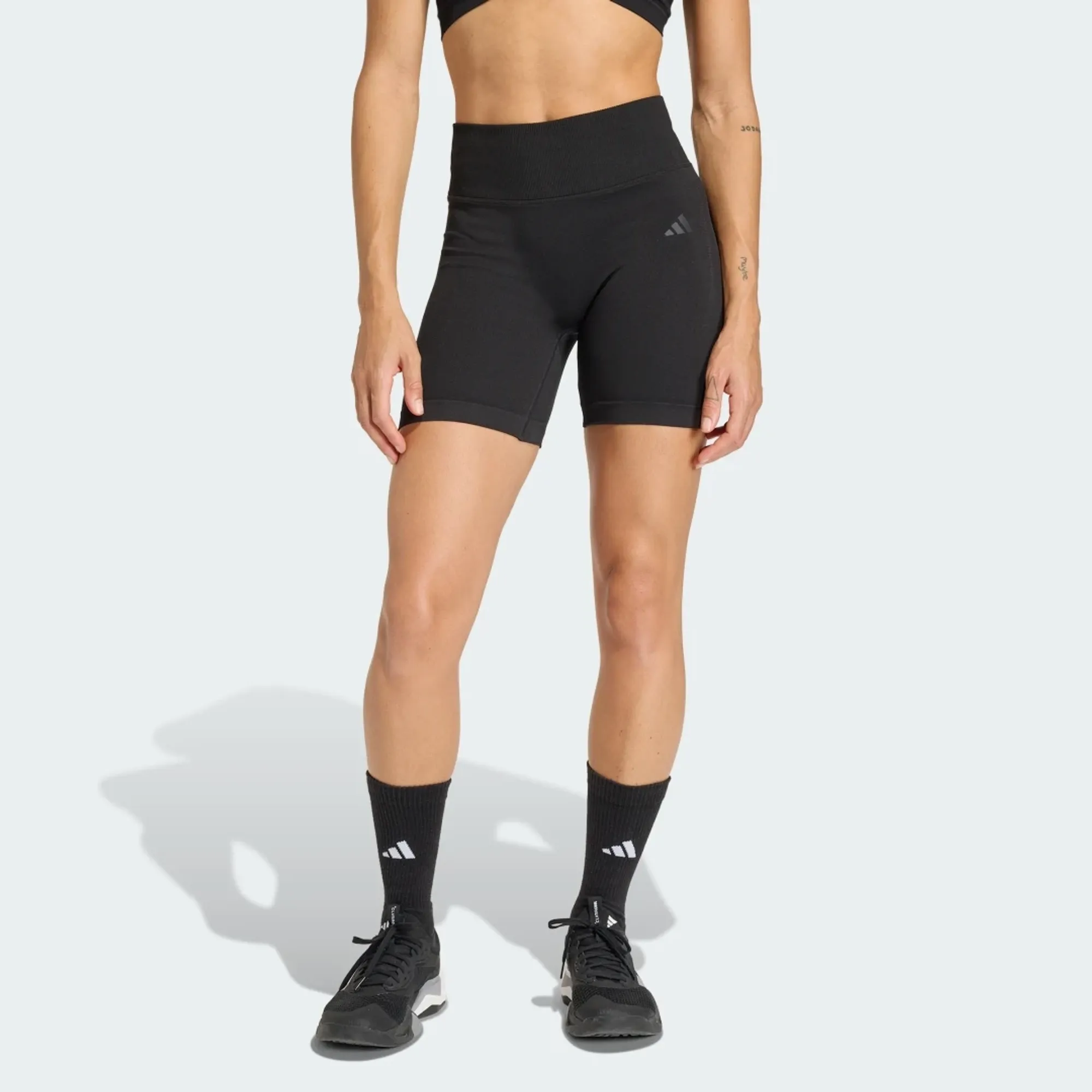 adidas Workout Essentials Knit Scrunch 5 Inch Leggings