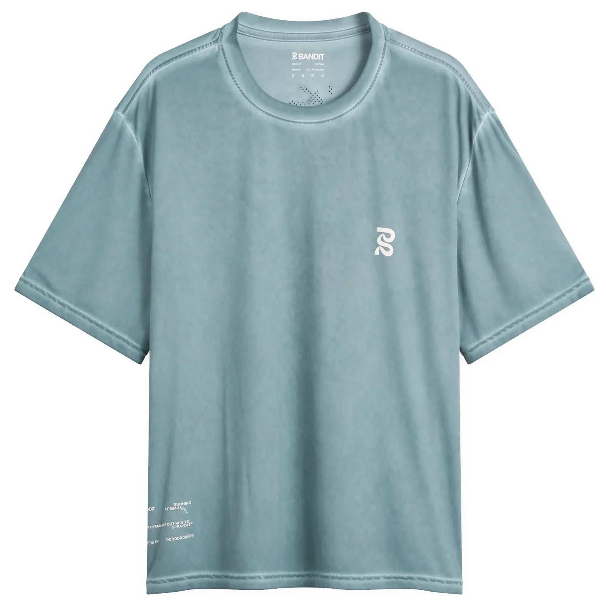 Bandit Men's Abbreviated Qmax T-Shirt Tranquil Blue