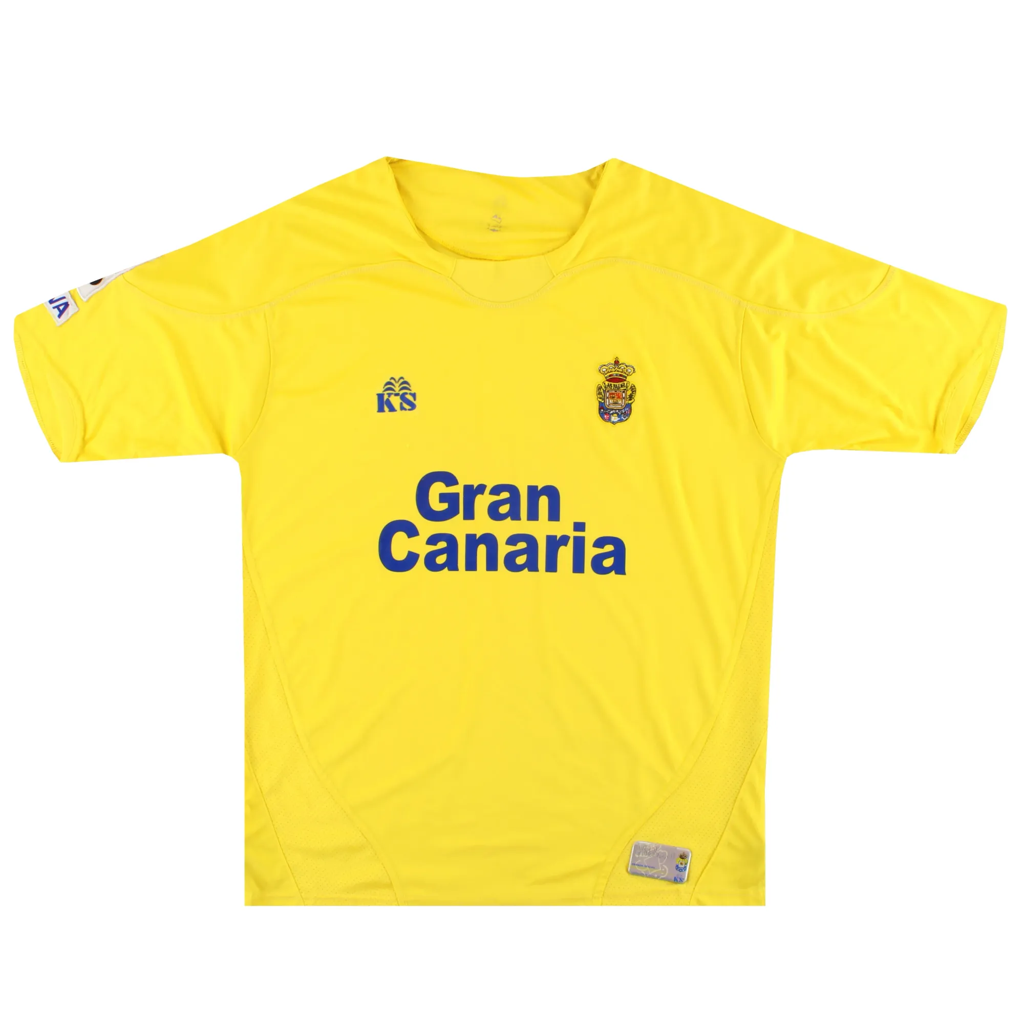 2010-11 Las Palmas Home Shirt XL - Other Spanish Clubs / Excellent 