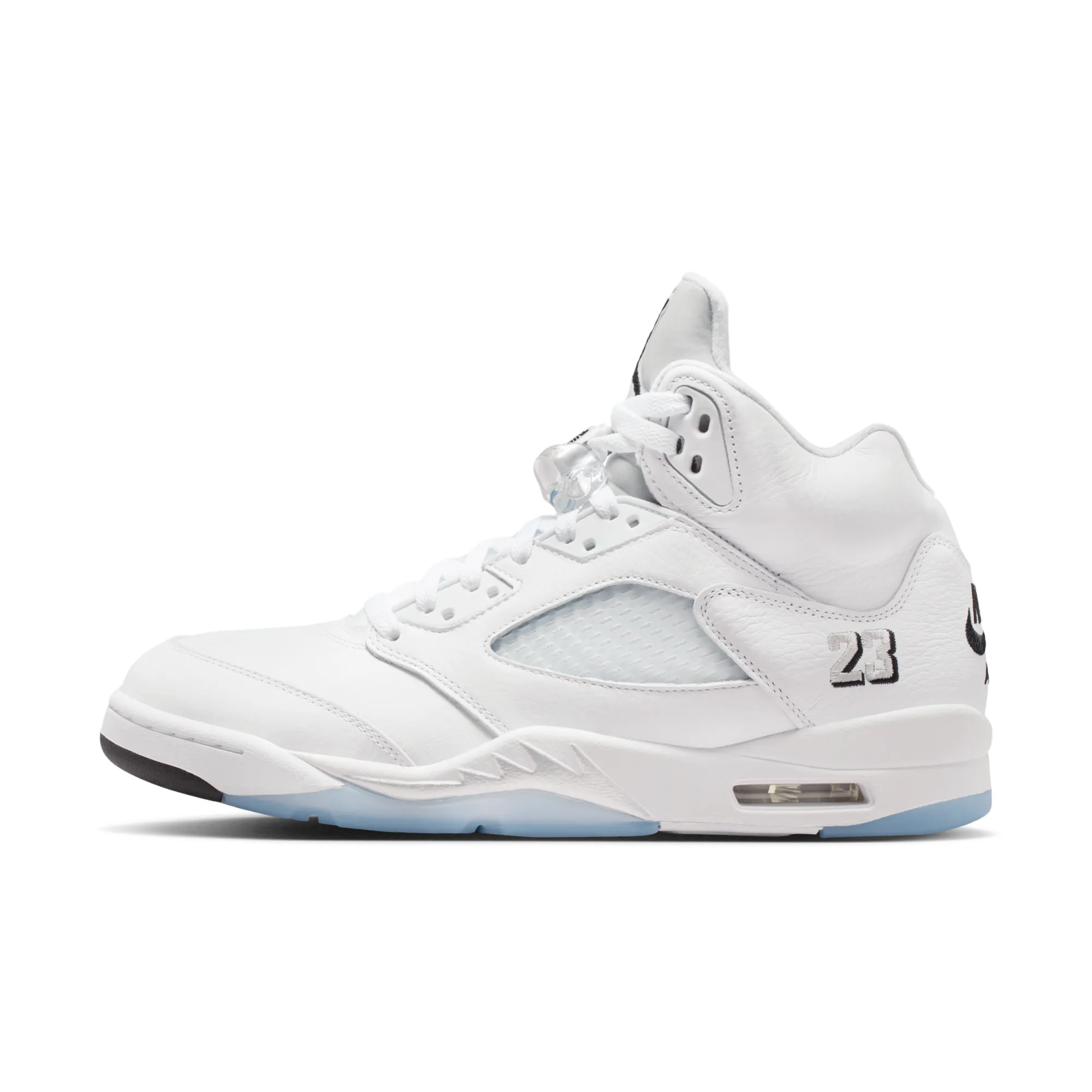 Nike Jordan Nike Air Jordan 5 Retro OG 'White Metallic' Men's Basketball Shoes - White