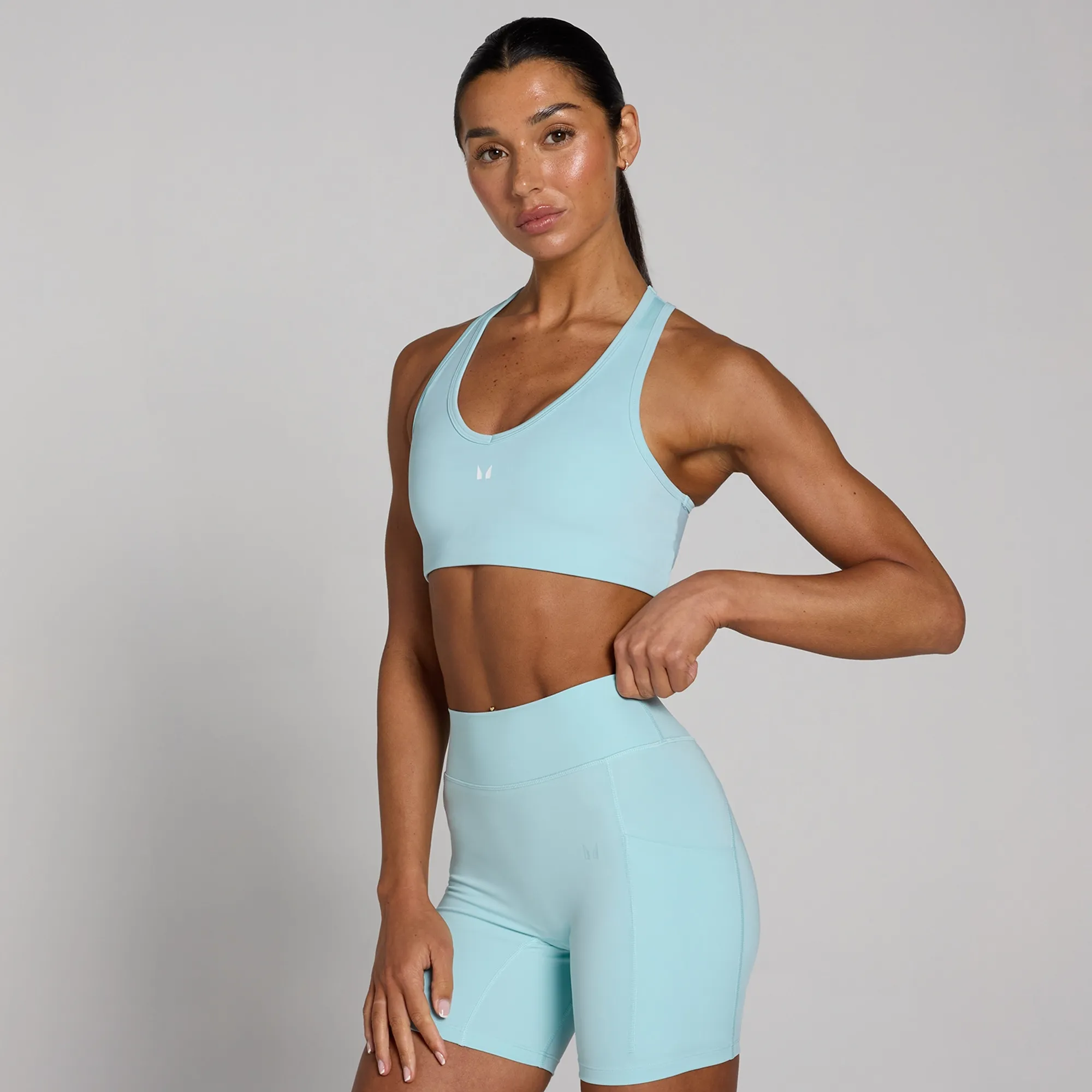 MP Women's Training Racerback Sports Bra - Ice - XS