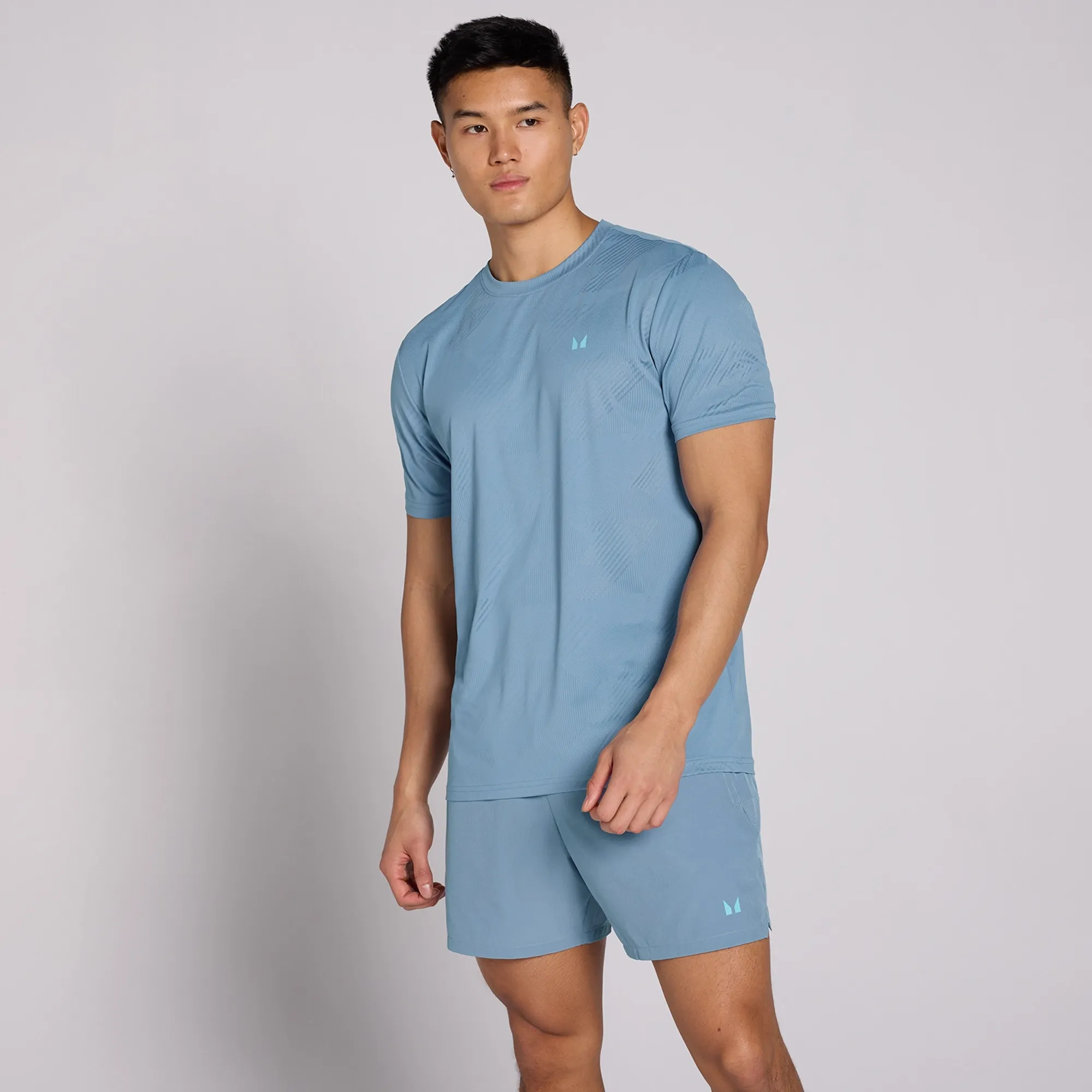MP Men's Active Training Pillar Graphic T-Shirt - Fog Blue - XXXL