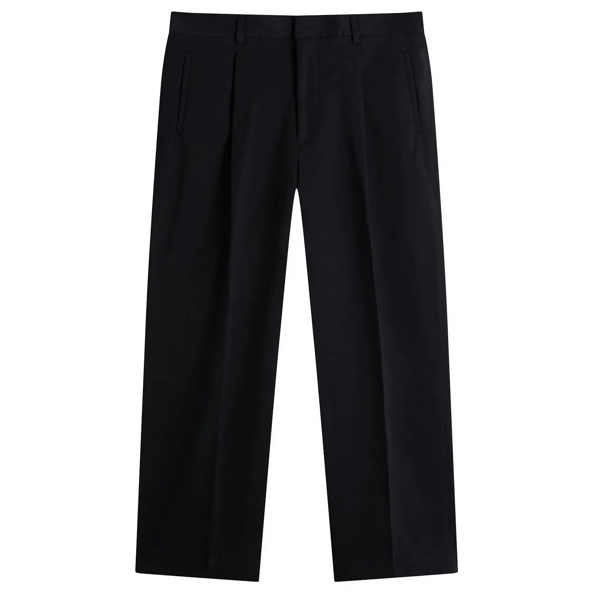 Le Père Men's Pleated Trousers Navy