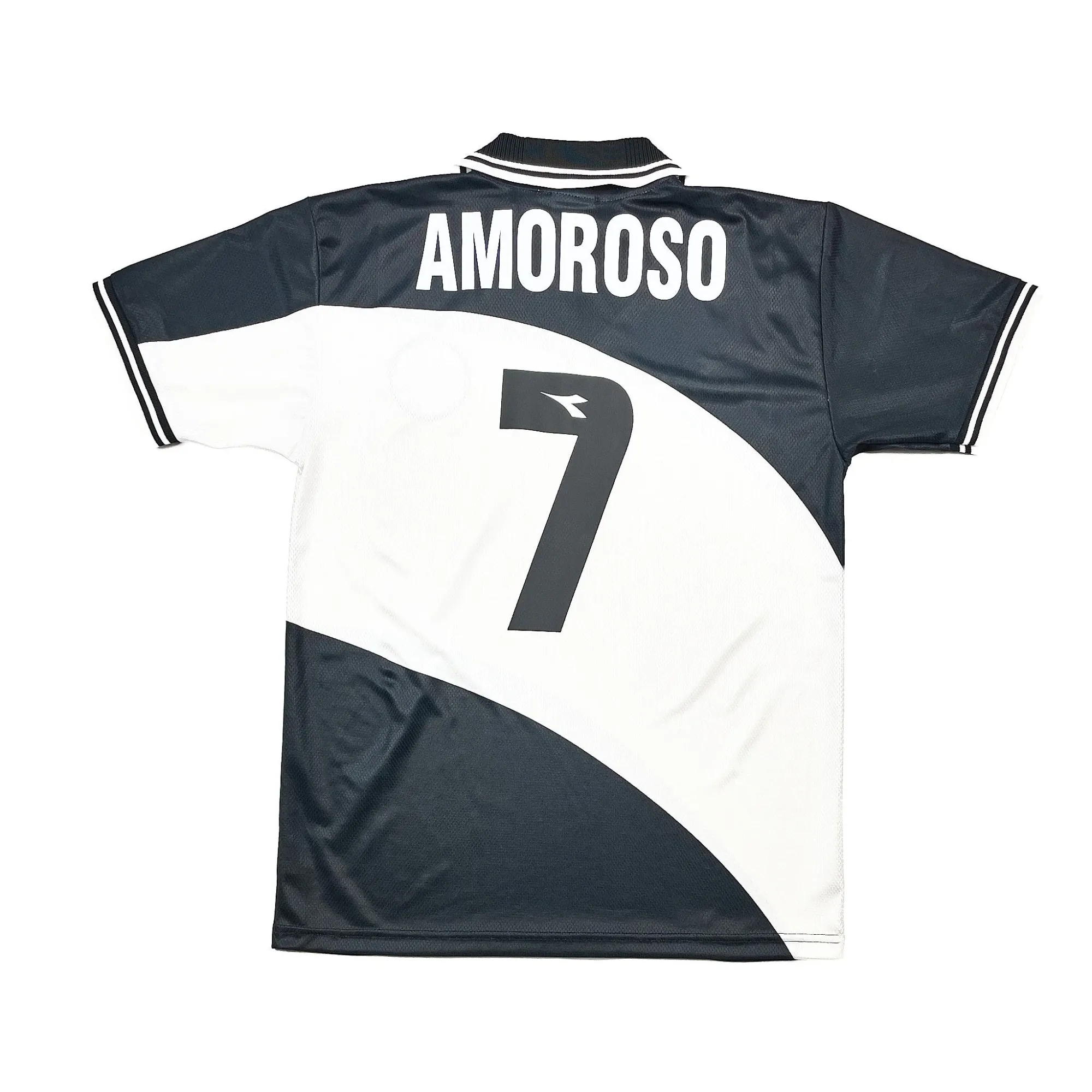 1998/99 Udinese Amoroso #7 European Home Shirt (L) Diadora | Cult Kits