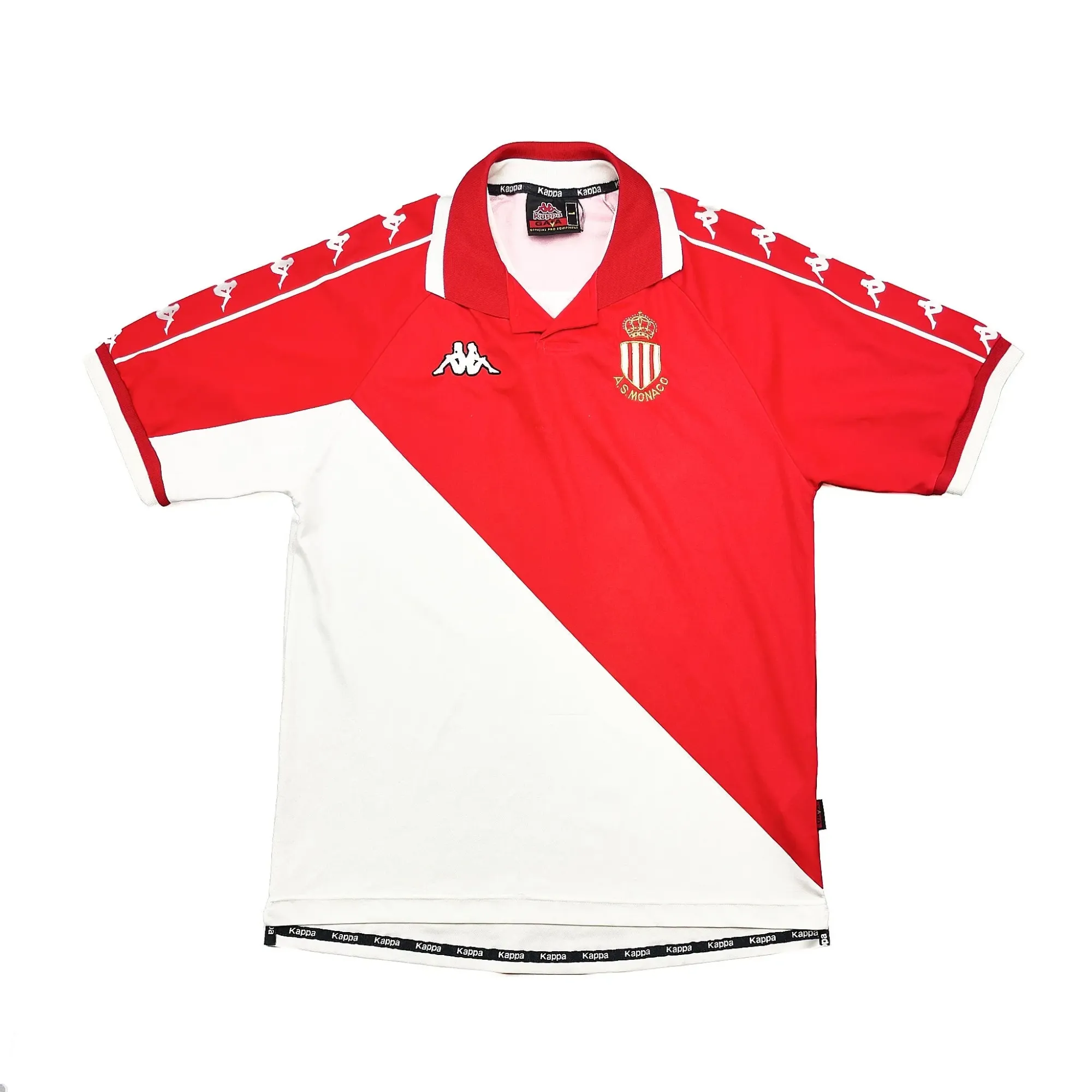 2000/01 Monaco Home Shirt (L) Kappa | Cult Kits