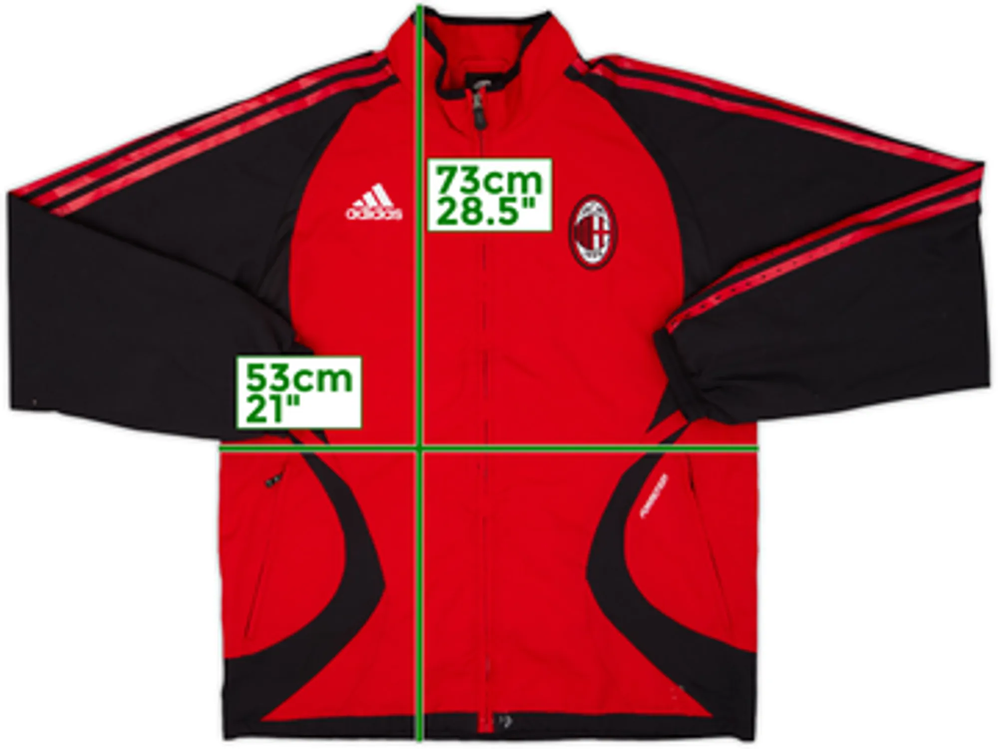 2006-07 AC Milan adidas Formotion Track Jacket - 8/10 - (S)