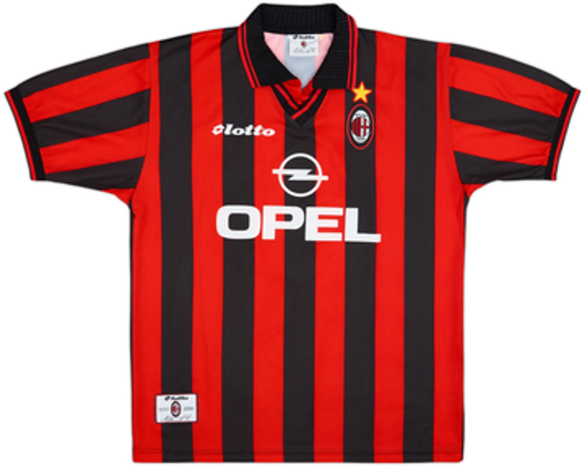 1997-98 AC Milan Home Shirt Cruz #15 - 8/10 - (XL)
