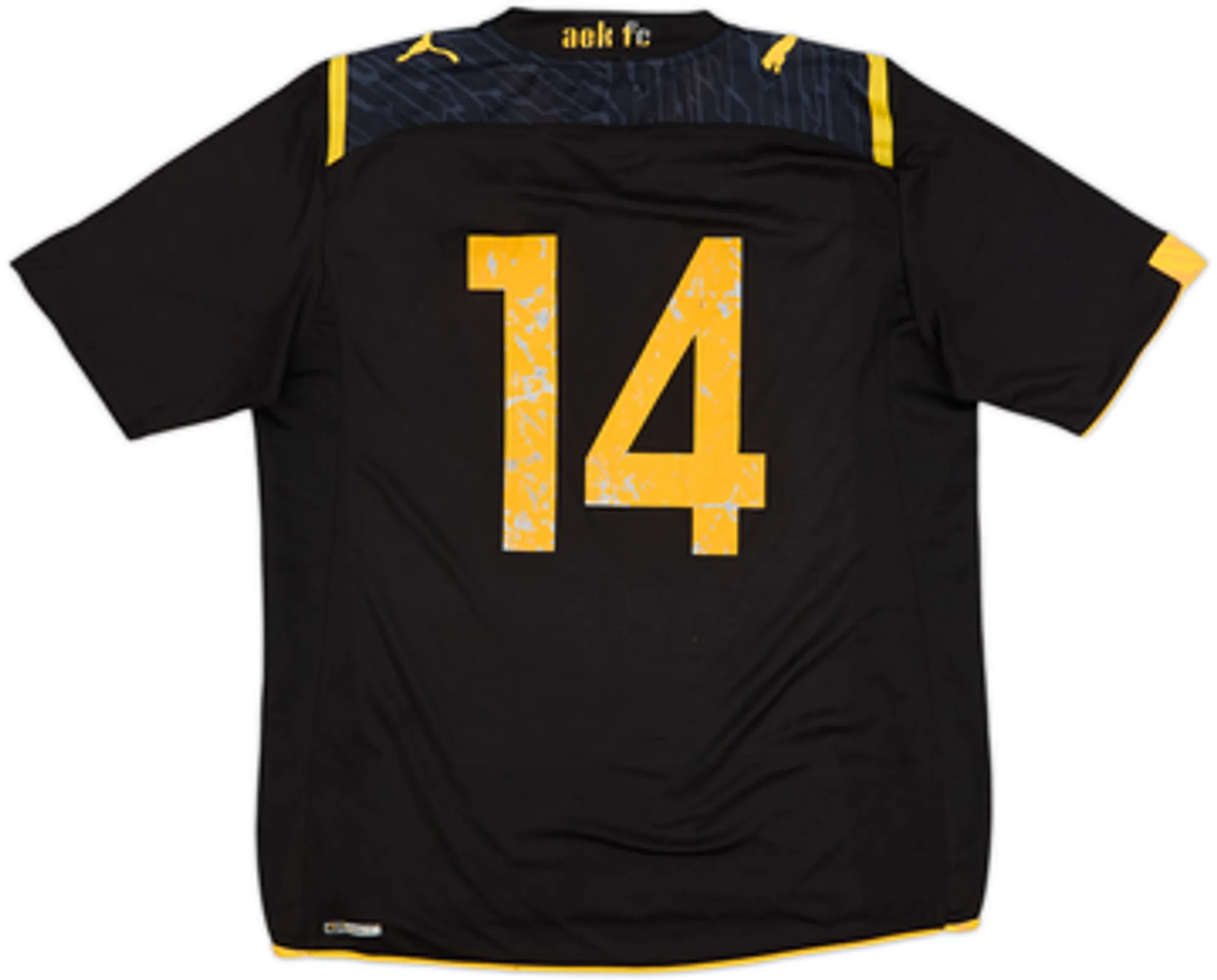 2009-10 AEK Athens Away Shirt #14 - 7/10 - (M)