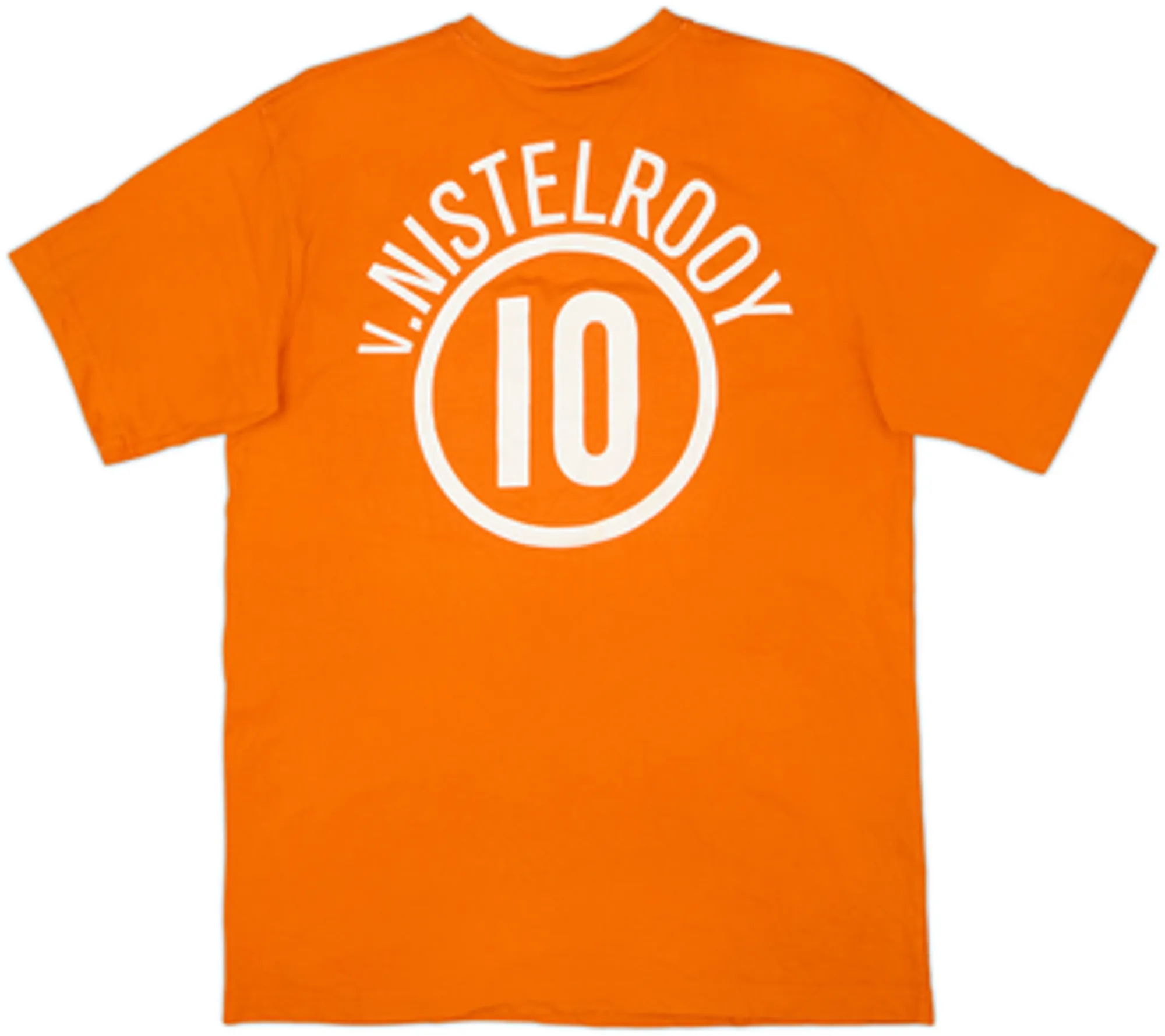 2004-05 Netherlands Nike Cotton Tee v.Nistelrooy #10 - 9/10 - (L)
