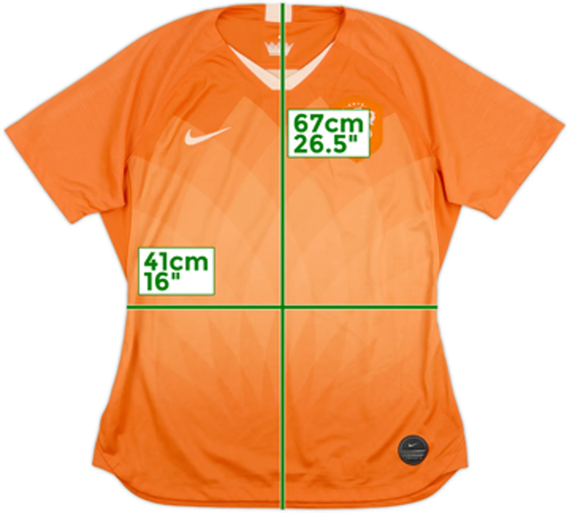 2019-20 Netherlands Women's Home Shirt - 9/10 - (Women's L)
