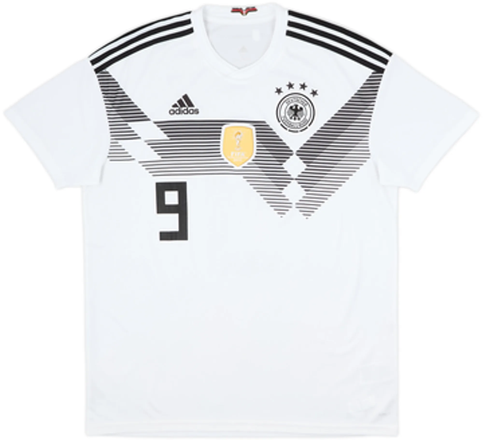 2018-19 Germany Home Shirt Werner #9 - 9/10 - (L)