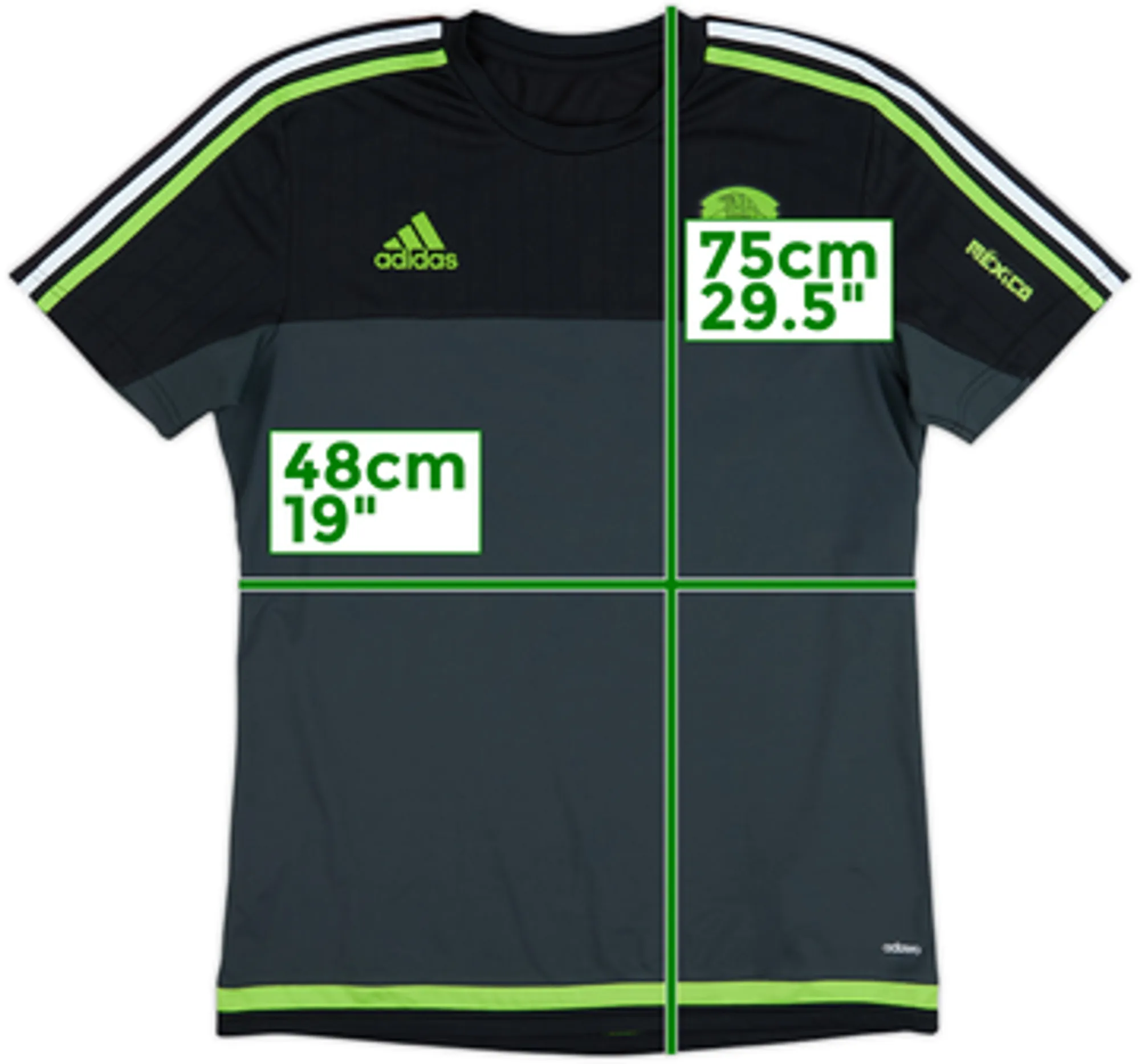 2015 Mexico adidas Training Shirt - 9/10 - (L)