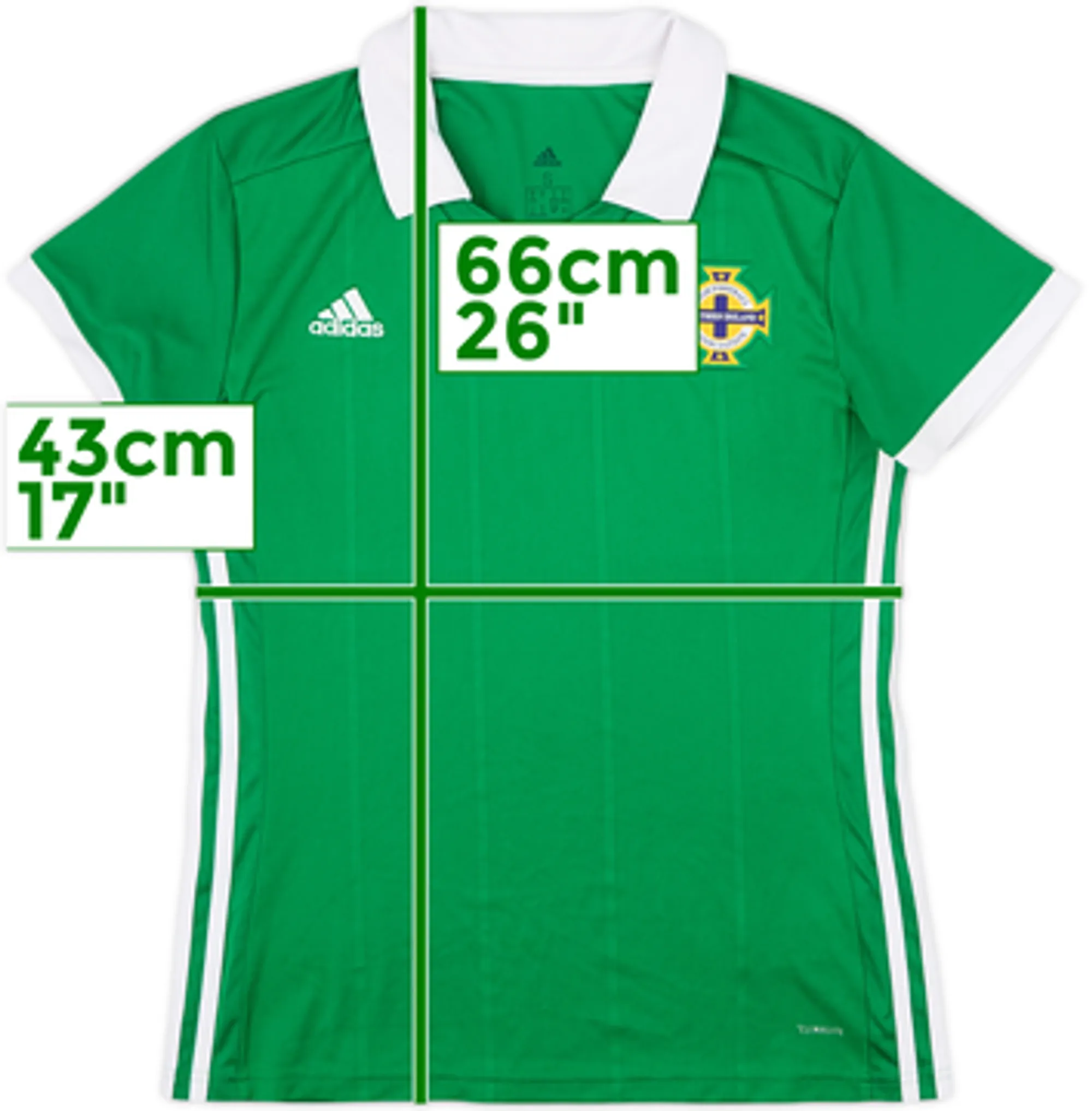 2018-19 Northern Ireland Home Shirt - 8/10 - (Women's S)