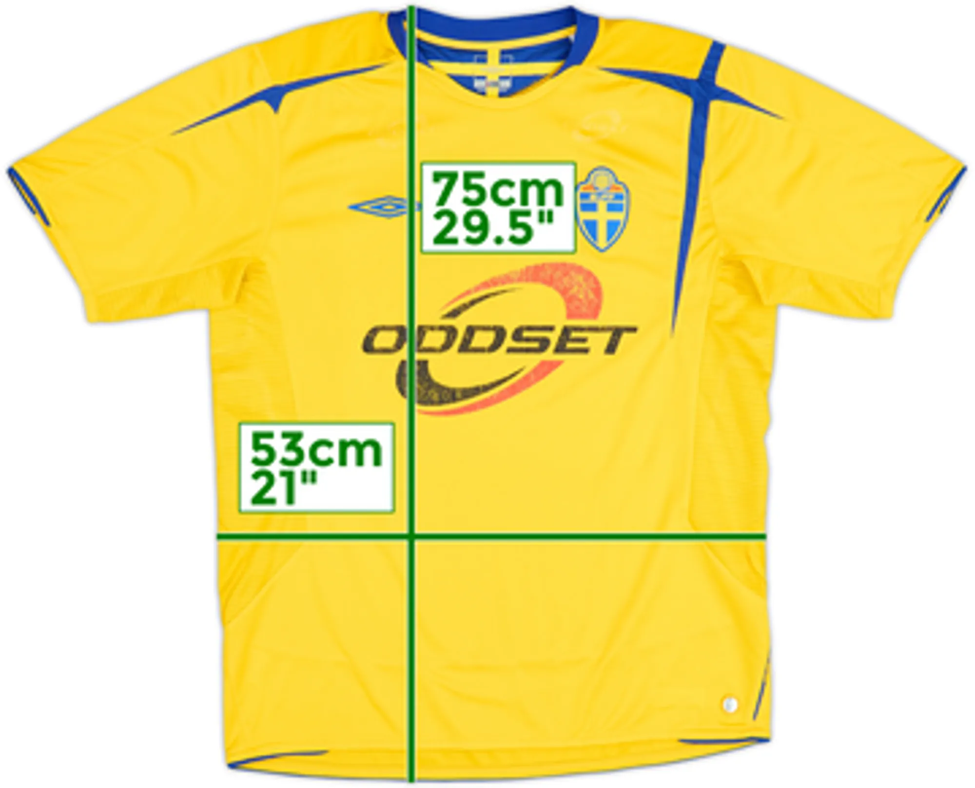 2005-06 Sweden Home/Training Shirt - 5/10 - (L)
