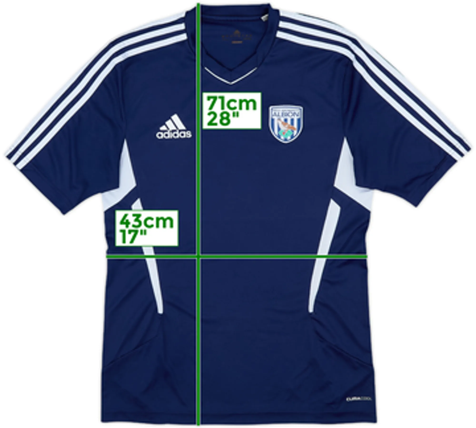 2011-12 West Brom adidas Training Shirt - 5/10 - (XL.Boys)