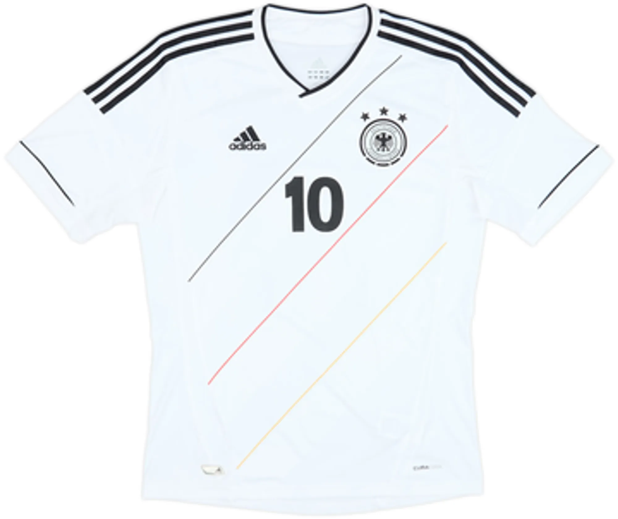 2012-13 Germany Home Shirt Podolski #10 - 6/10 - (M)