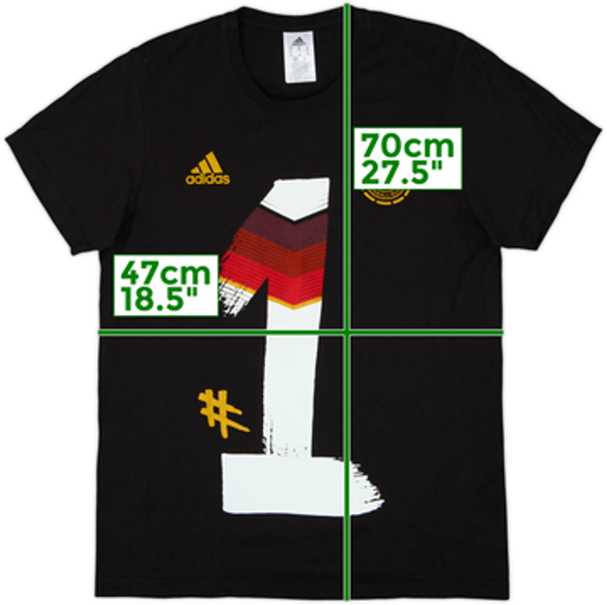 2014-15 Germany adidas Graphic Tee - 9/10 - (M)