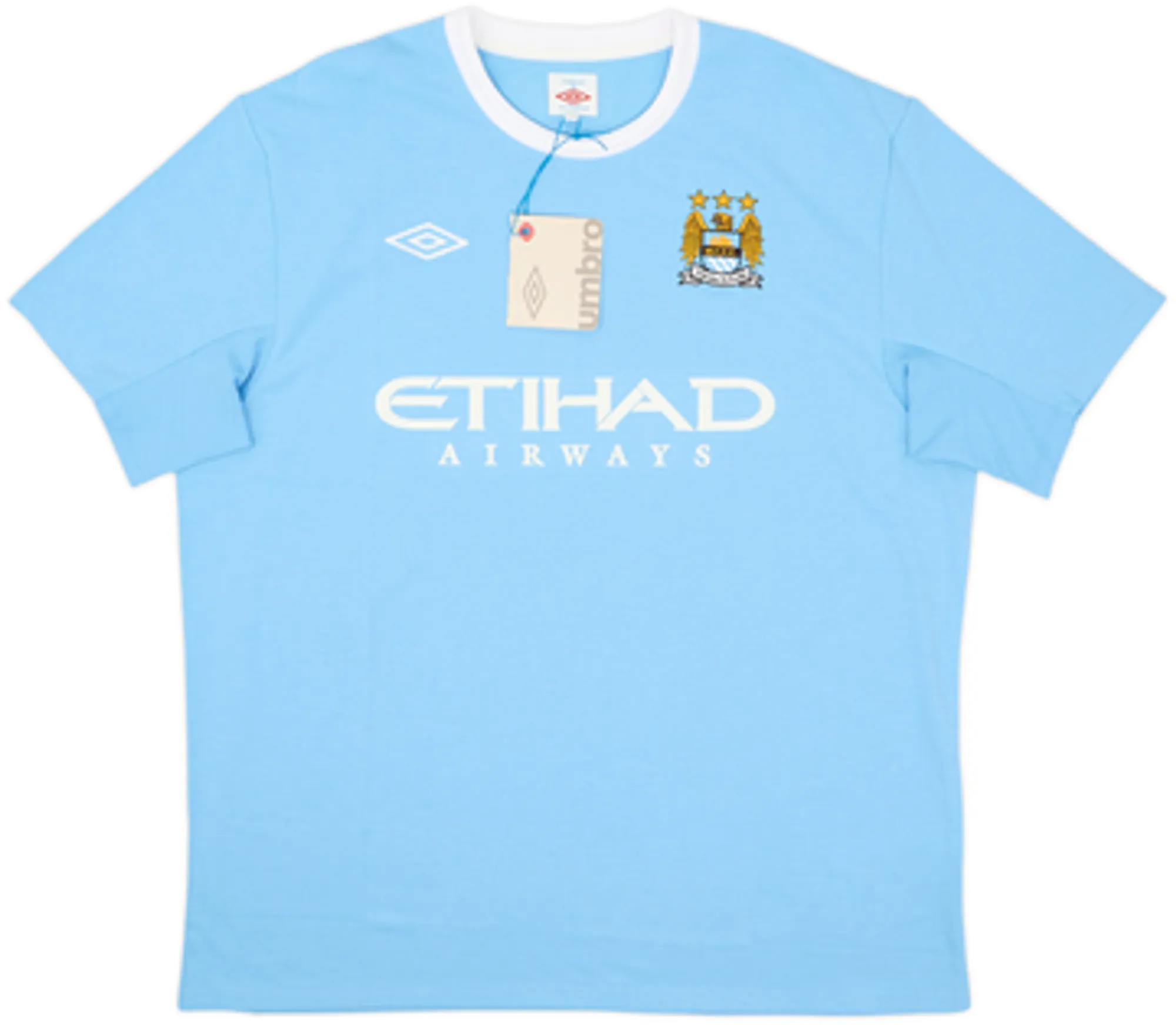 2009-10 Manchester City Home Shirt Tevez #32 (XXL)