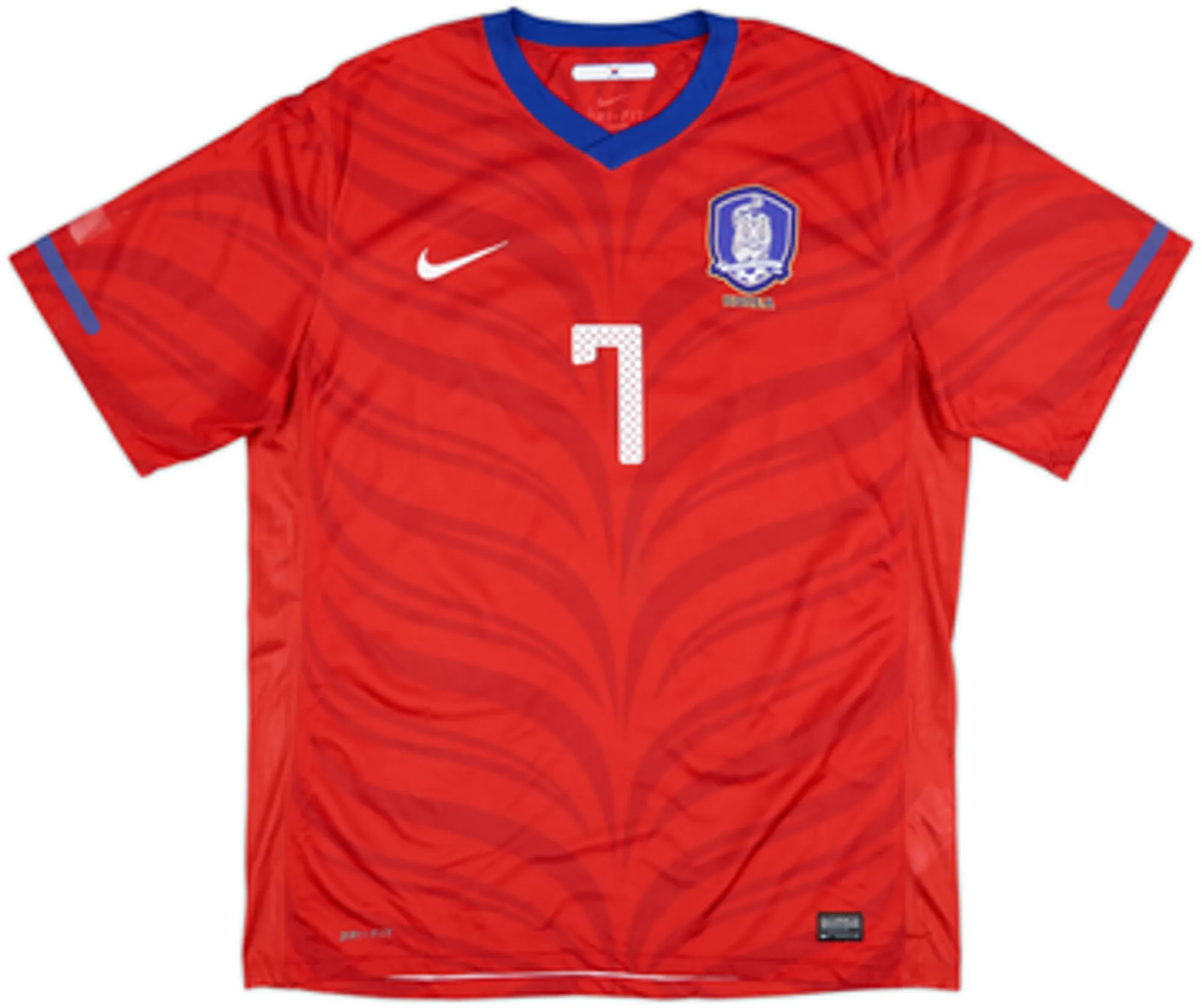 2010-12 South Korea Home Shirt Jisung #7 - 6/10 - (XXL)