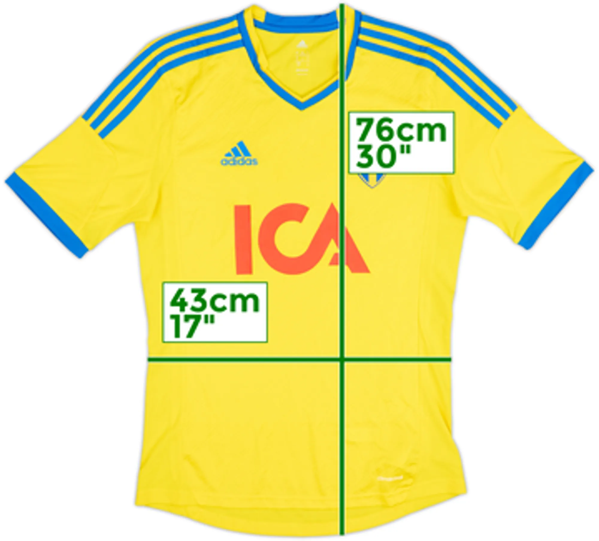2013 Sweden Home/Training Shirt - 8/10 - (S)