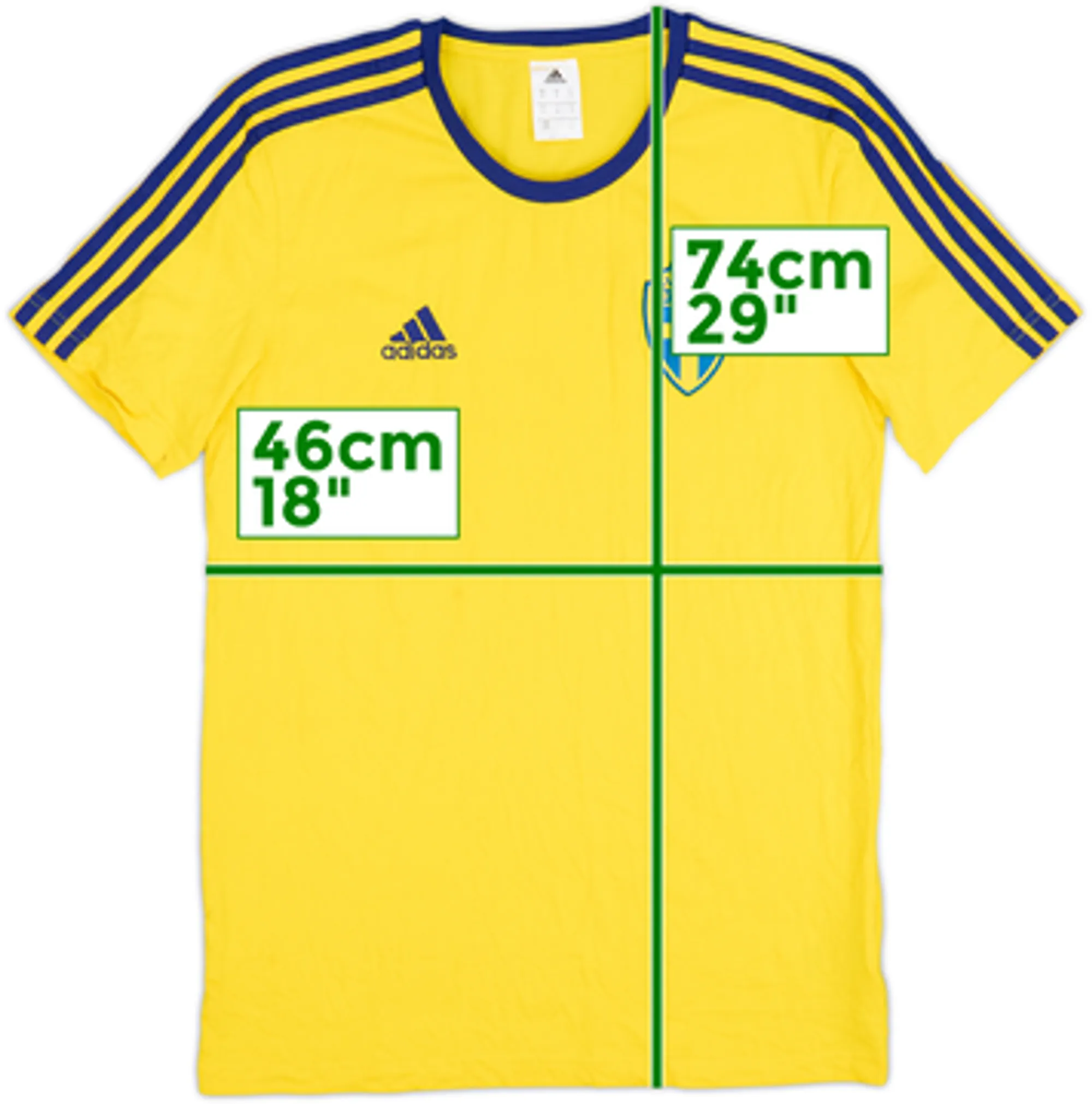 2018-20 Sweden adidas Cotton Tee - 8/10 - (M)