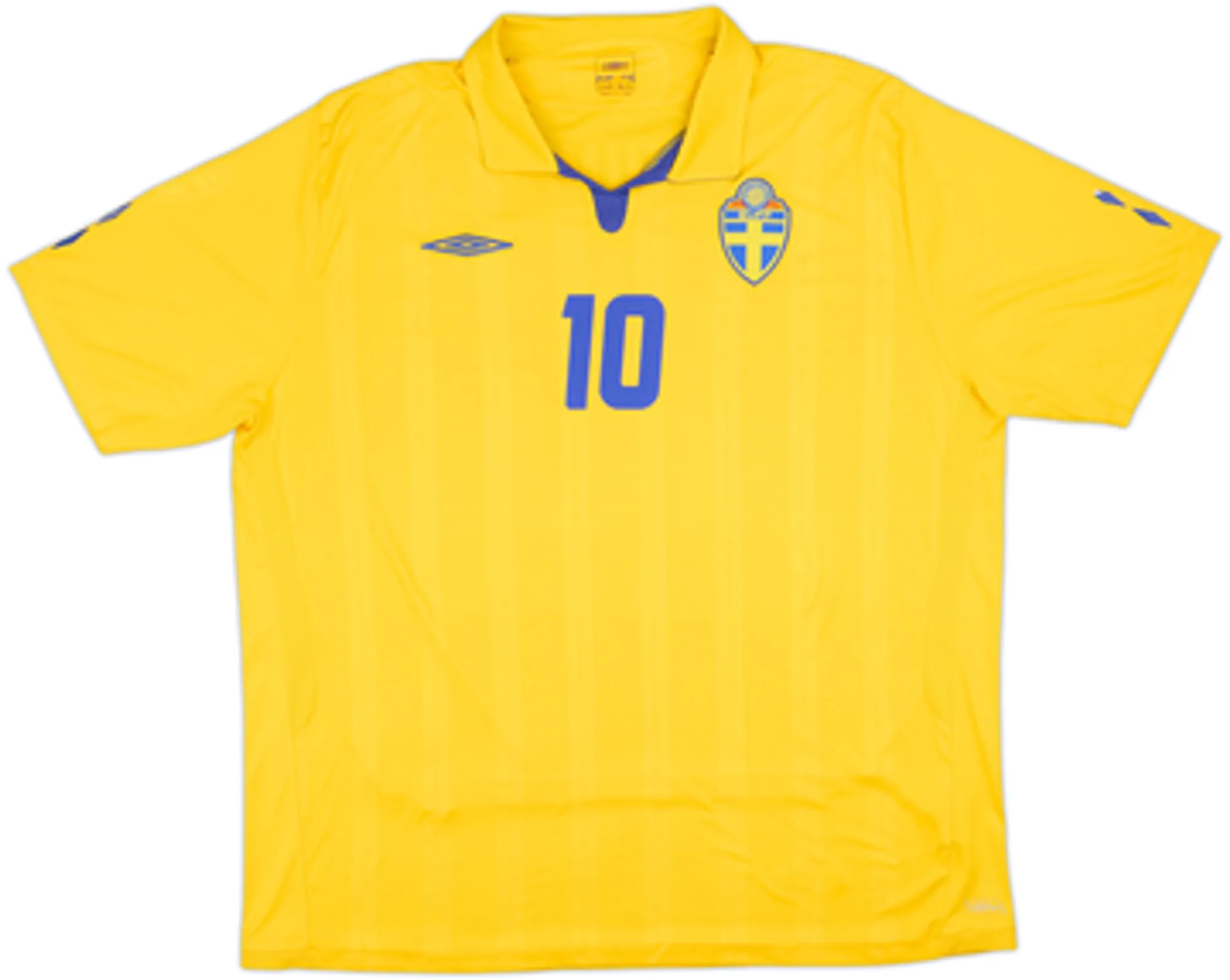 2009-10 Sweden Home Shirt Ibrahimovic #10 - 9/10 - (XXL)