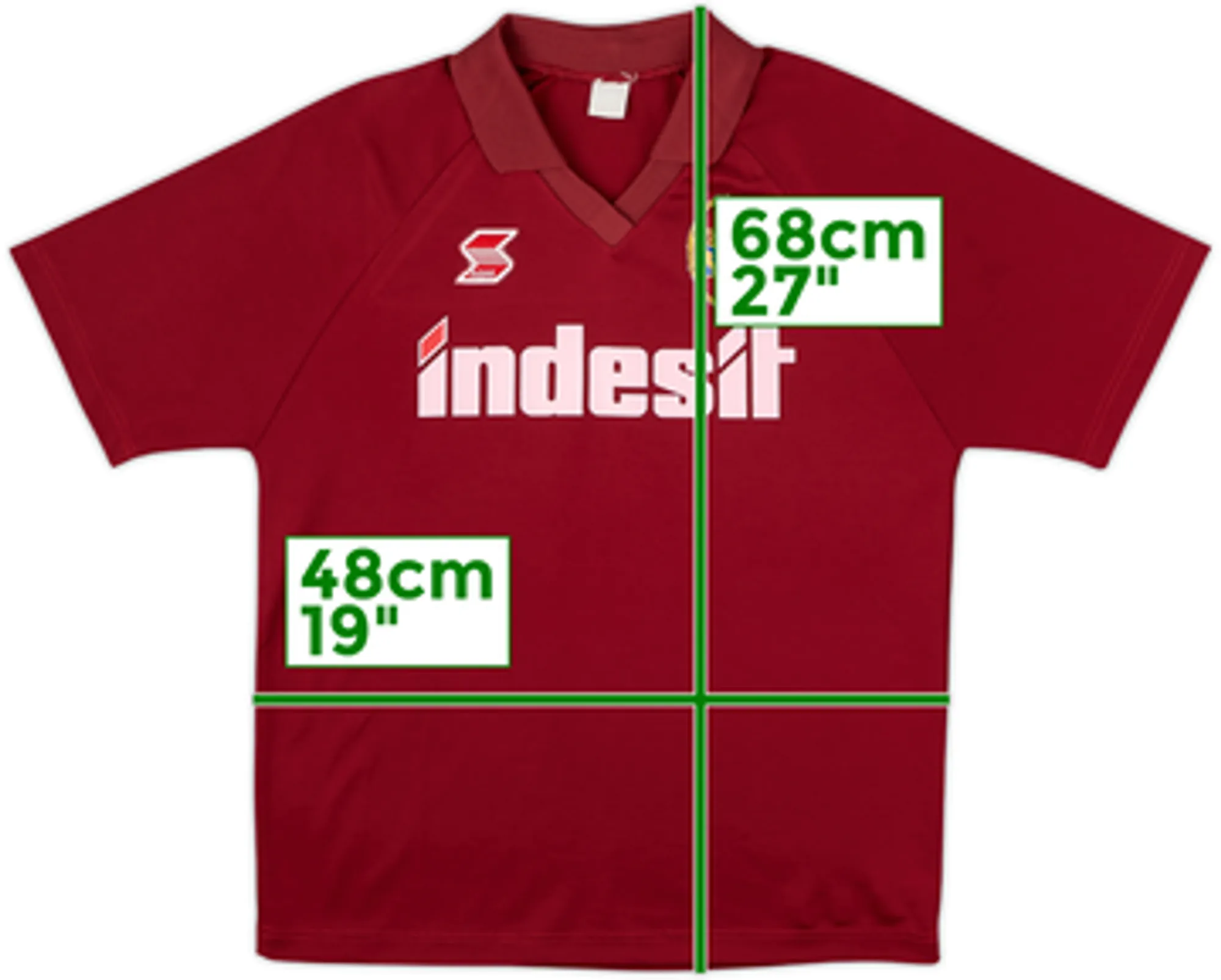 1990-91 Torino Home Shirt - 8/10 - (S)
