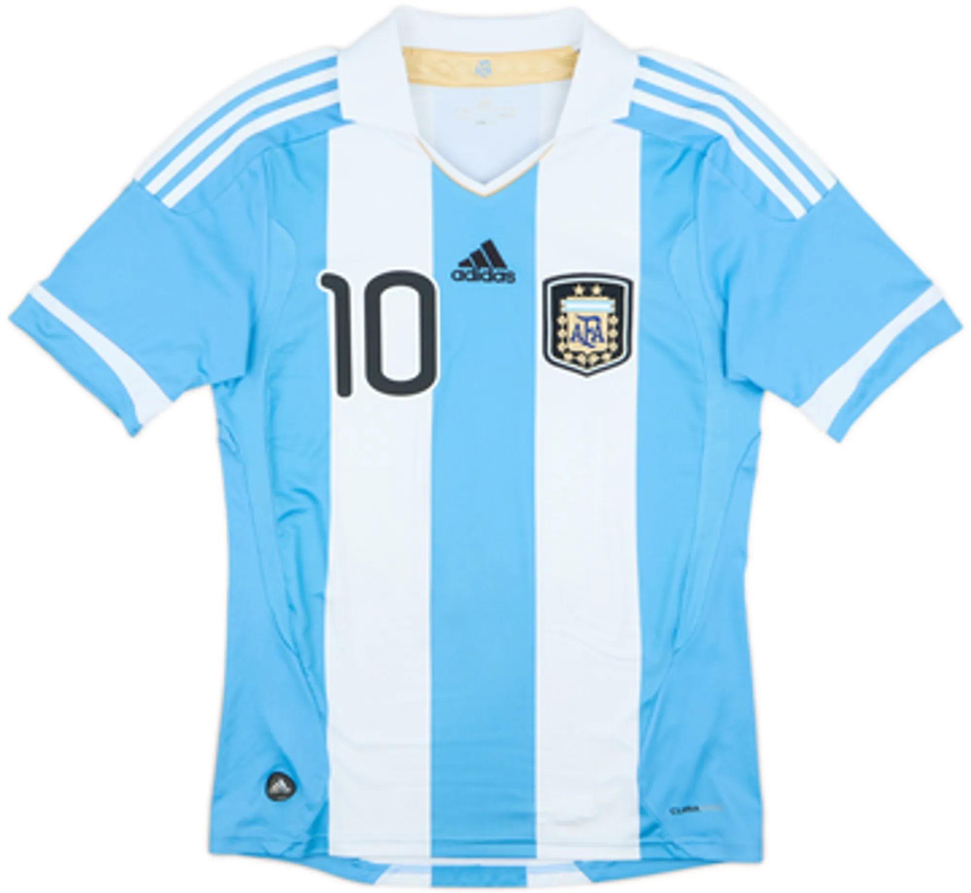 2011-13 Argentina Home Shirt Messi #10 - 7/10 - (M)