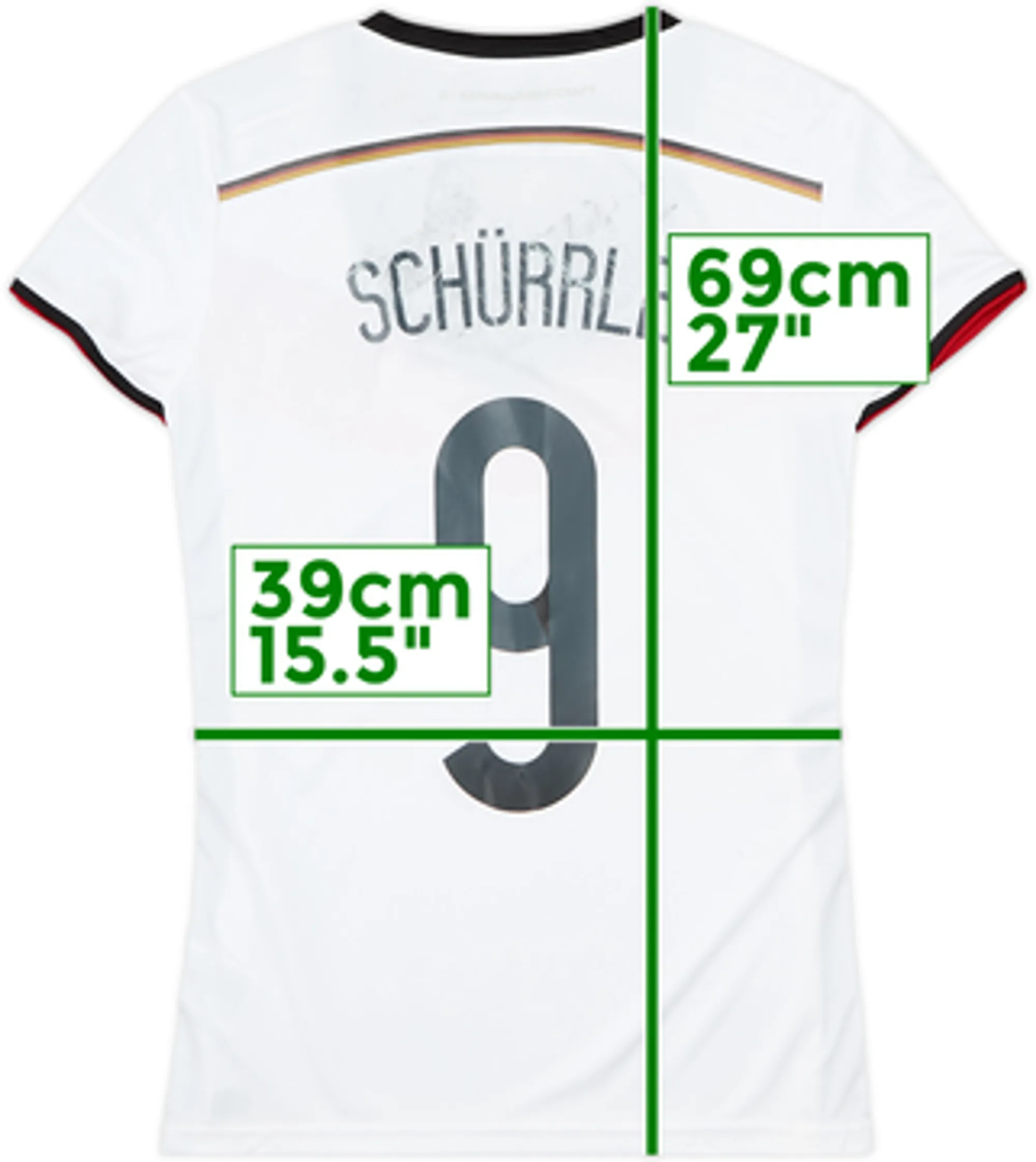 2014-15 Germany Home Shirt Schurrle #9 - 4/10 - (Women's M)