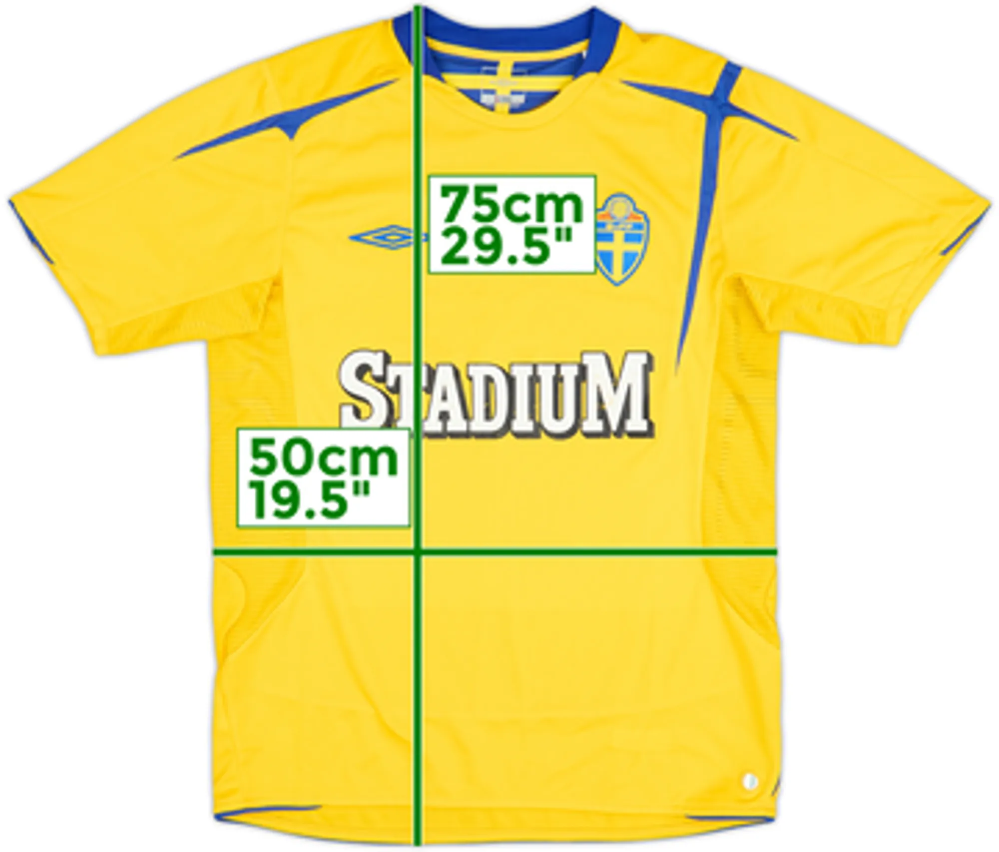 2005-06 Sweden Home/Training Shirt - 6/10 - (M)