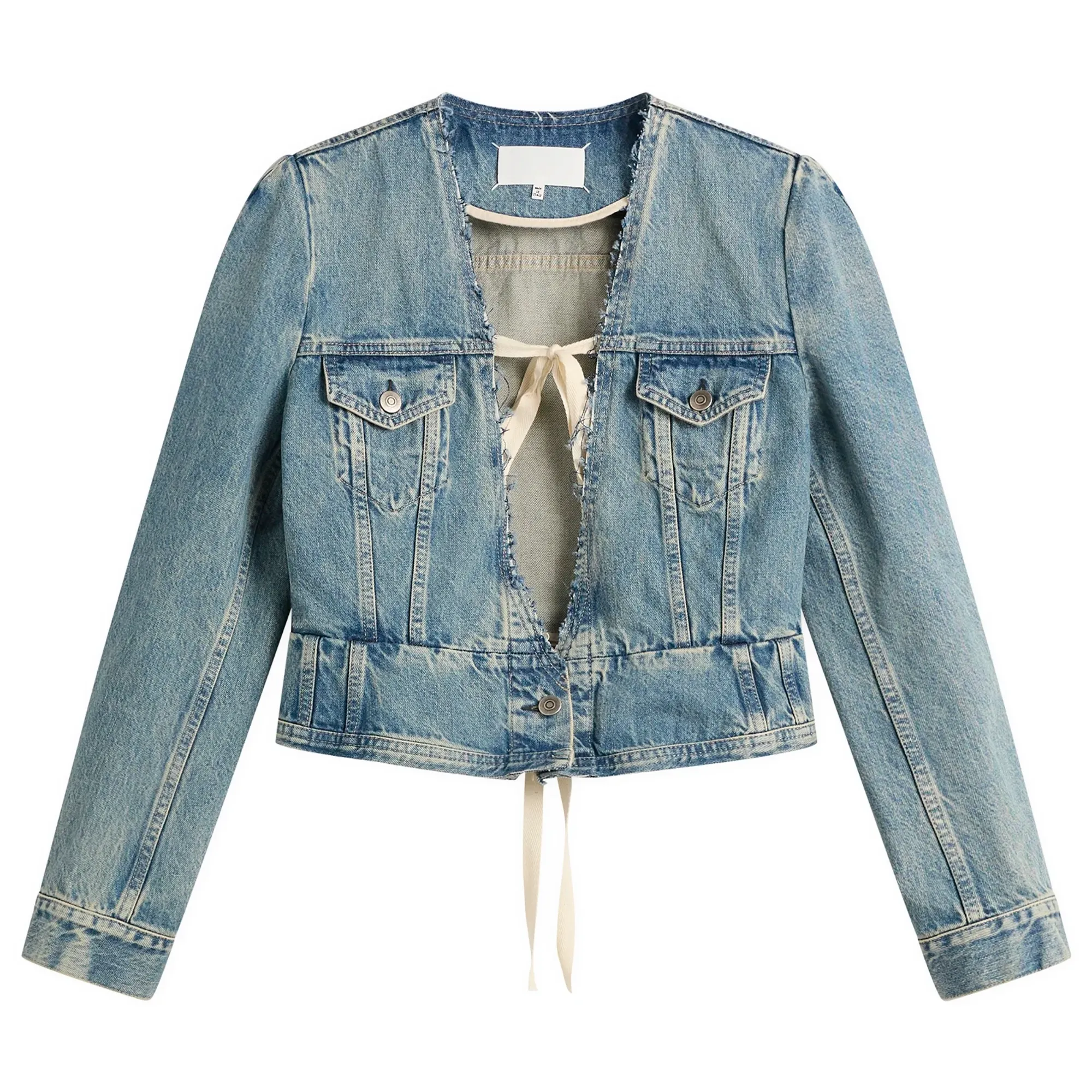 Maison Margiela Women's Denim Jacket Ice Blue