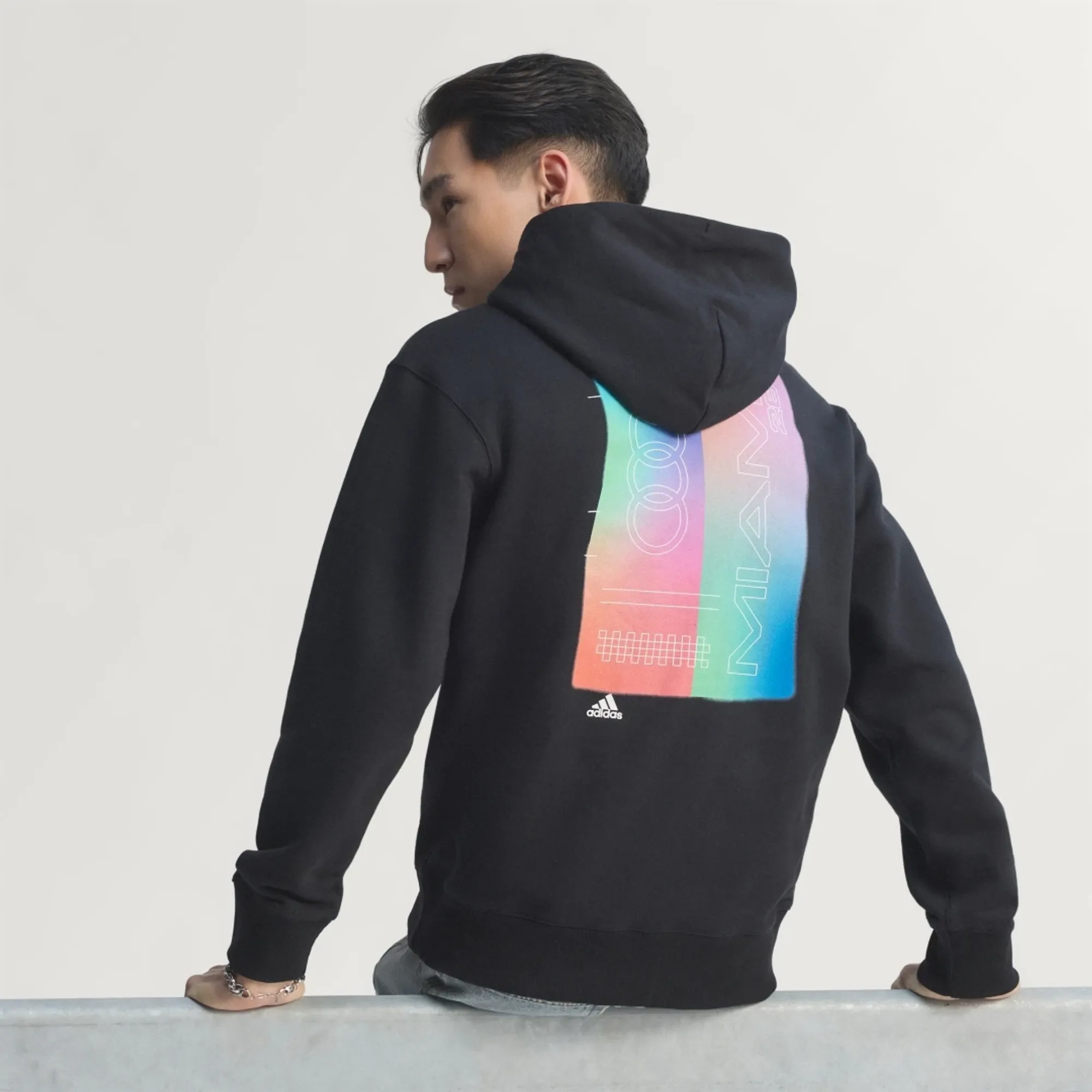 Adidas Performance Audi Formula One Team Teamgeist Hoodie In Black
