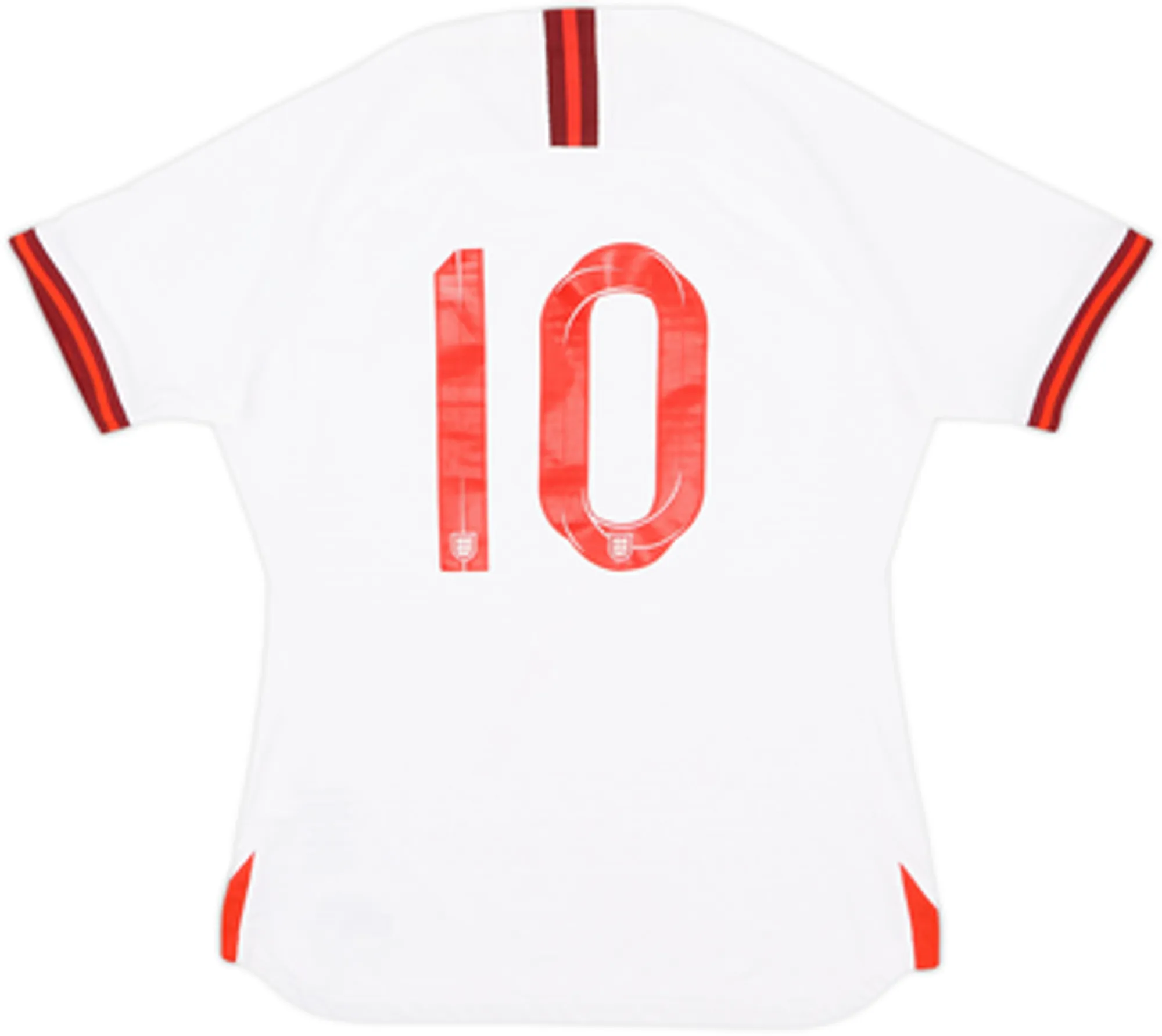 2019 England Lionesses Authentic Home Shirt #10 - 10/10 - (Women's M)