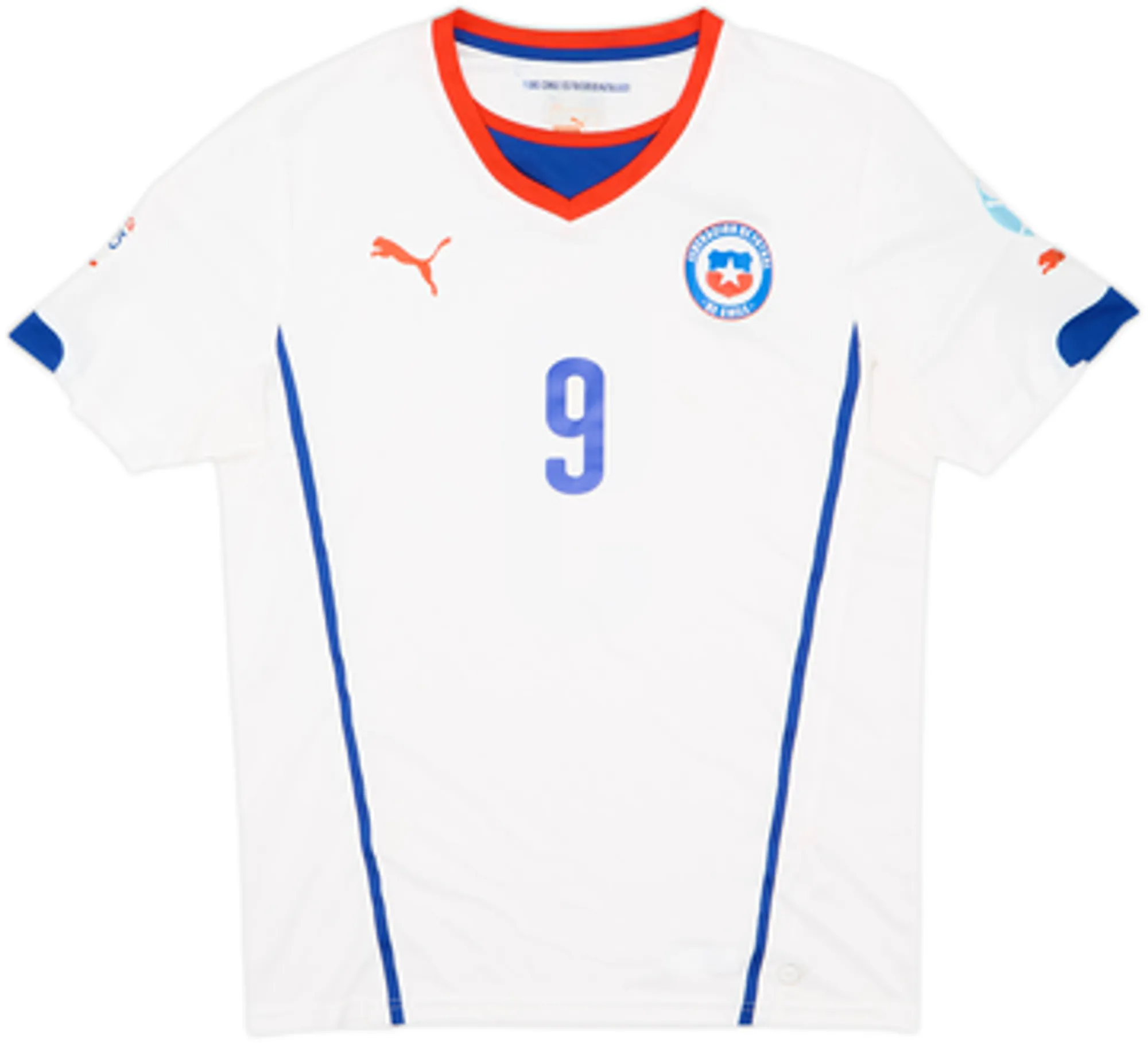 2014-15 Chile 'Copa America' Away Shirt Pinilla #9 - 6/10 - (L)