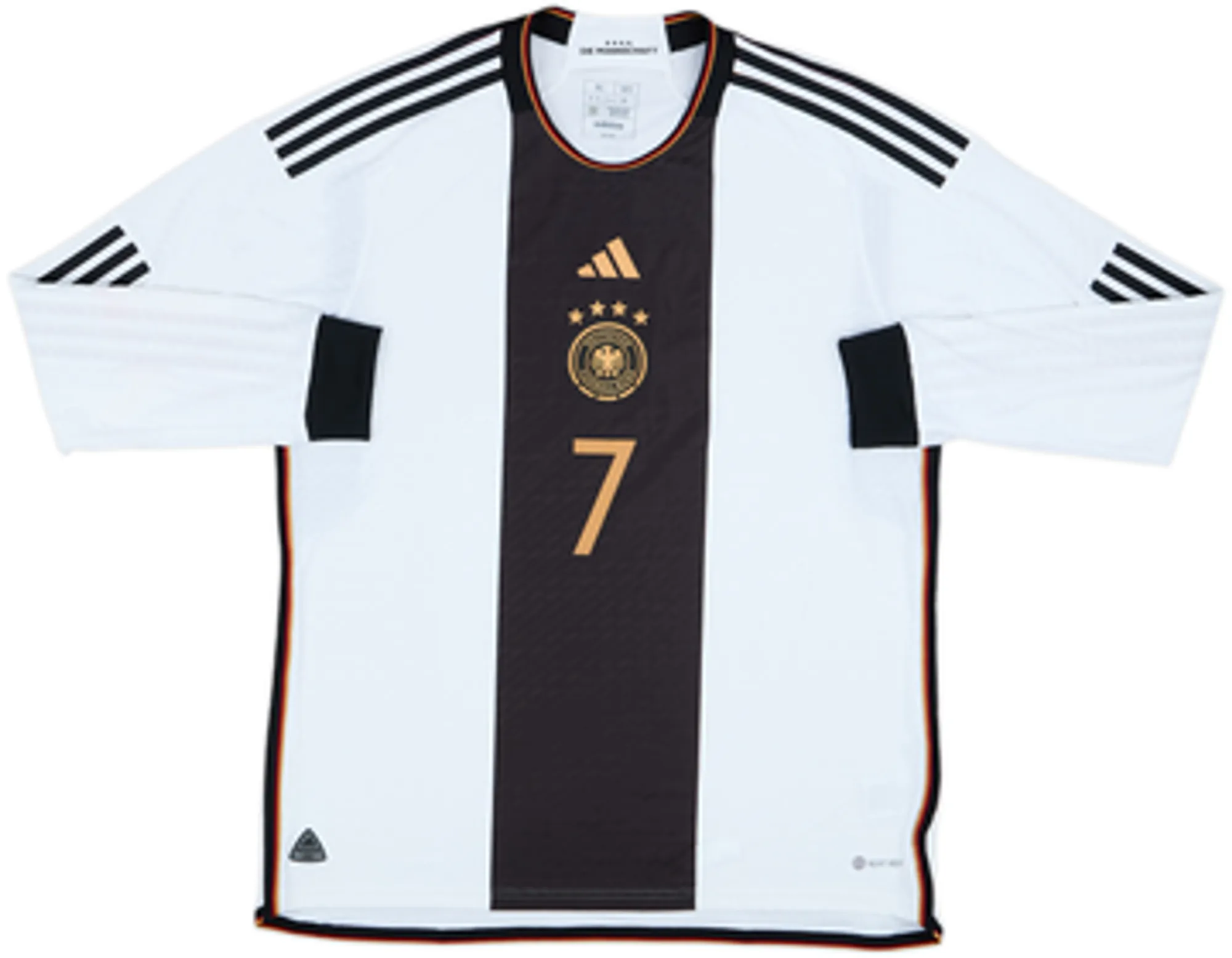 2022-23 Germany Authentic Home L/S Shirt Havertz# 7 - 10/10 - (XL)