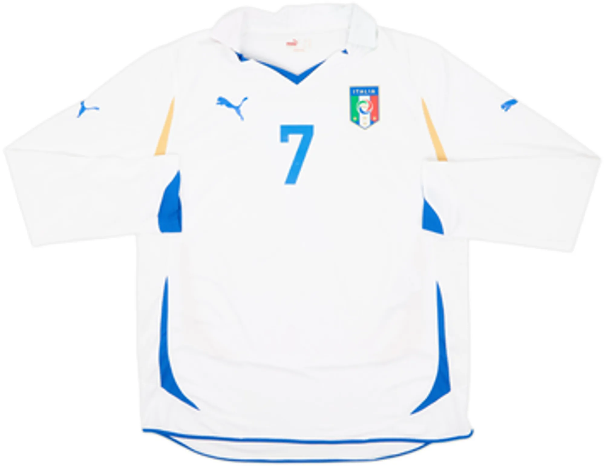 2010-12 Italy Player Issue Away L/S Shirt #7 - 6/10 - (XL)