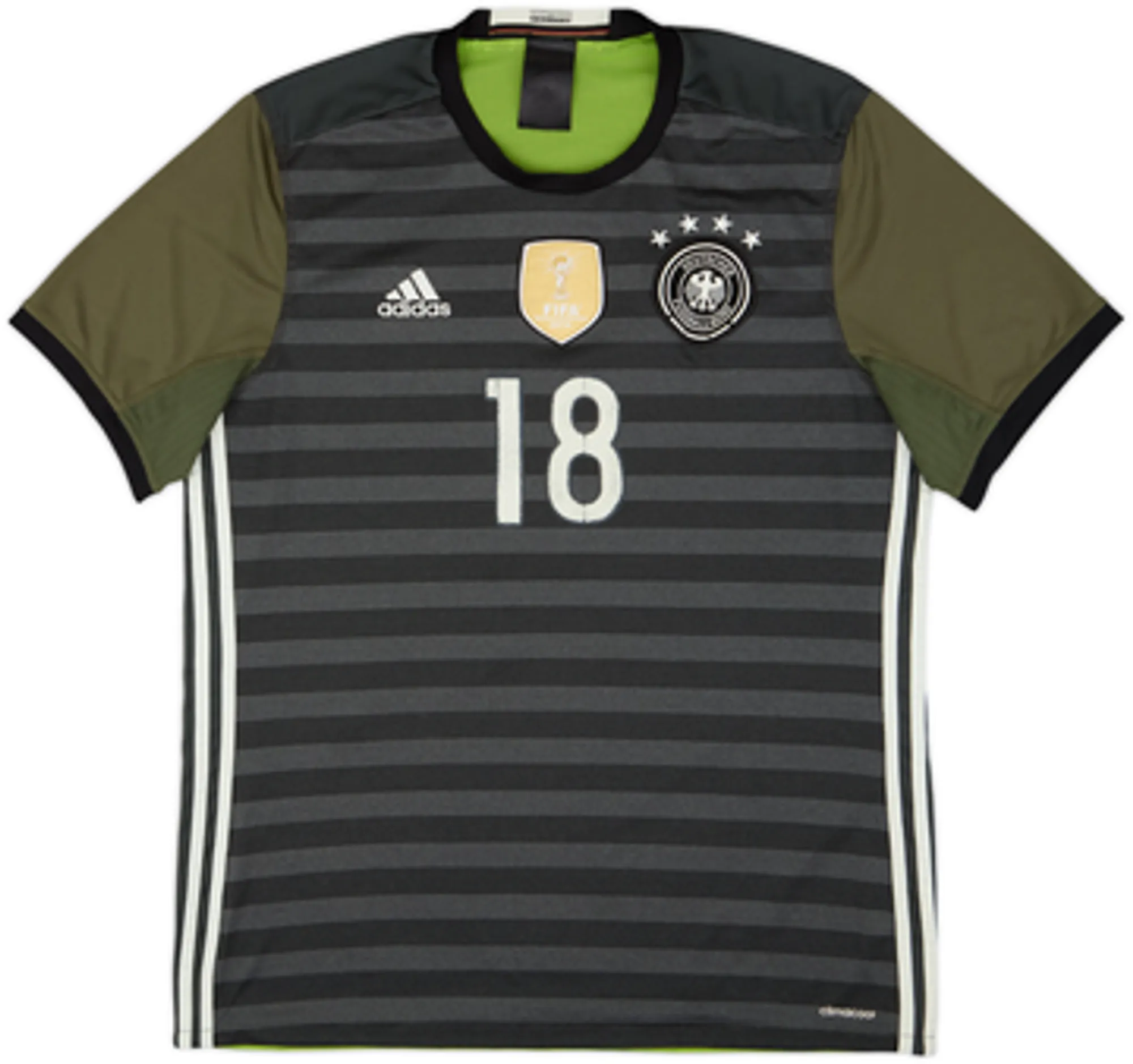2015-17 Germany Away Shirt Kroos #18 - 6/10 - (M)