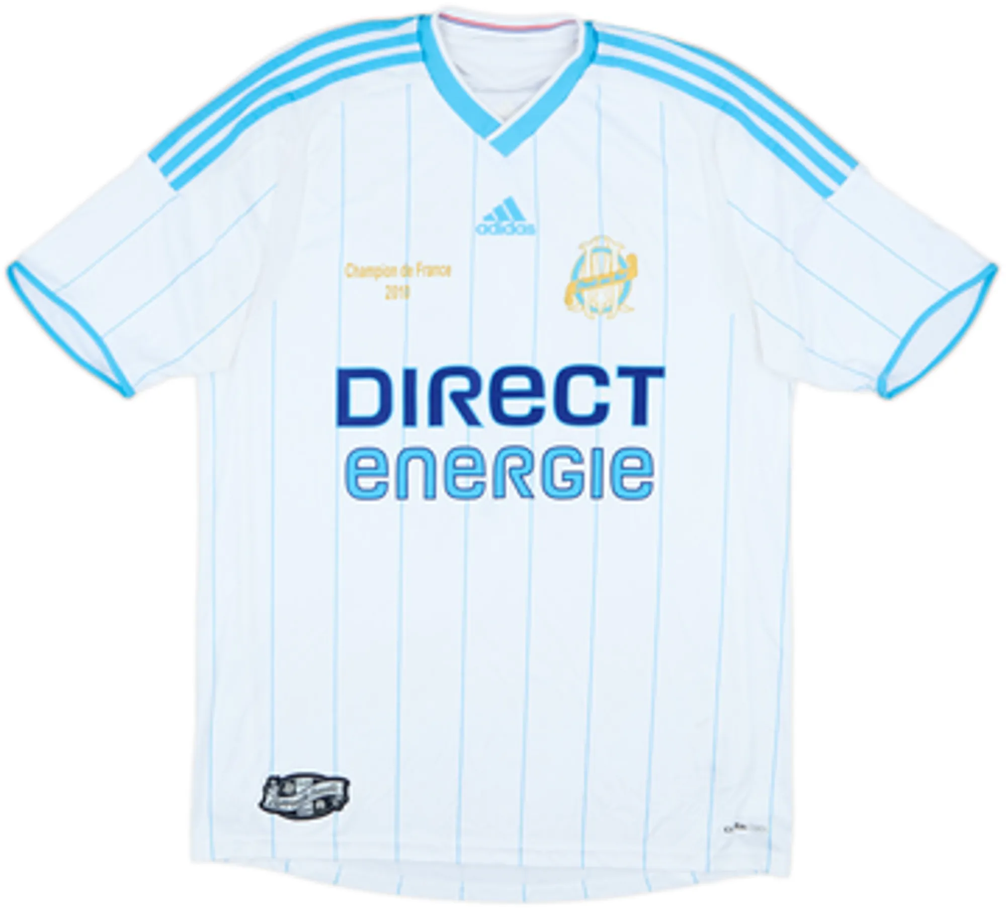 2009-10 Olympique Marseille 'Champion de France' Home Shirt - 8/10 - (L)
