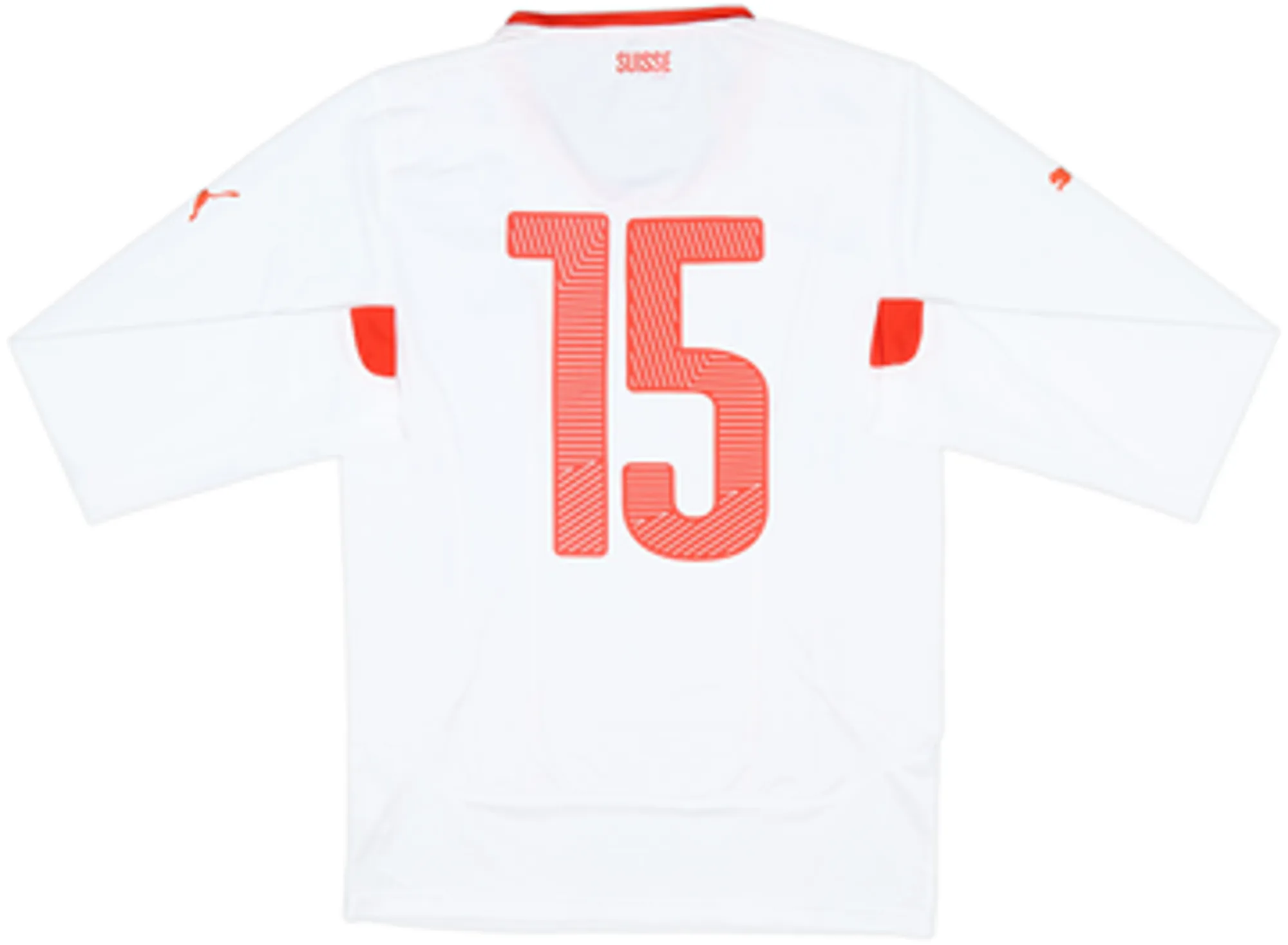 2014-15 Switzerland Youth Match Away L/S Shirt #15