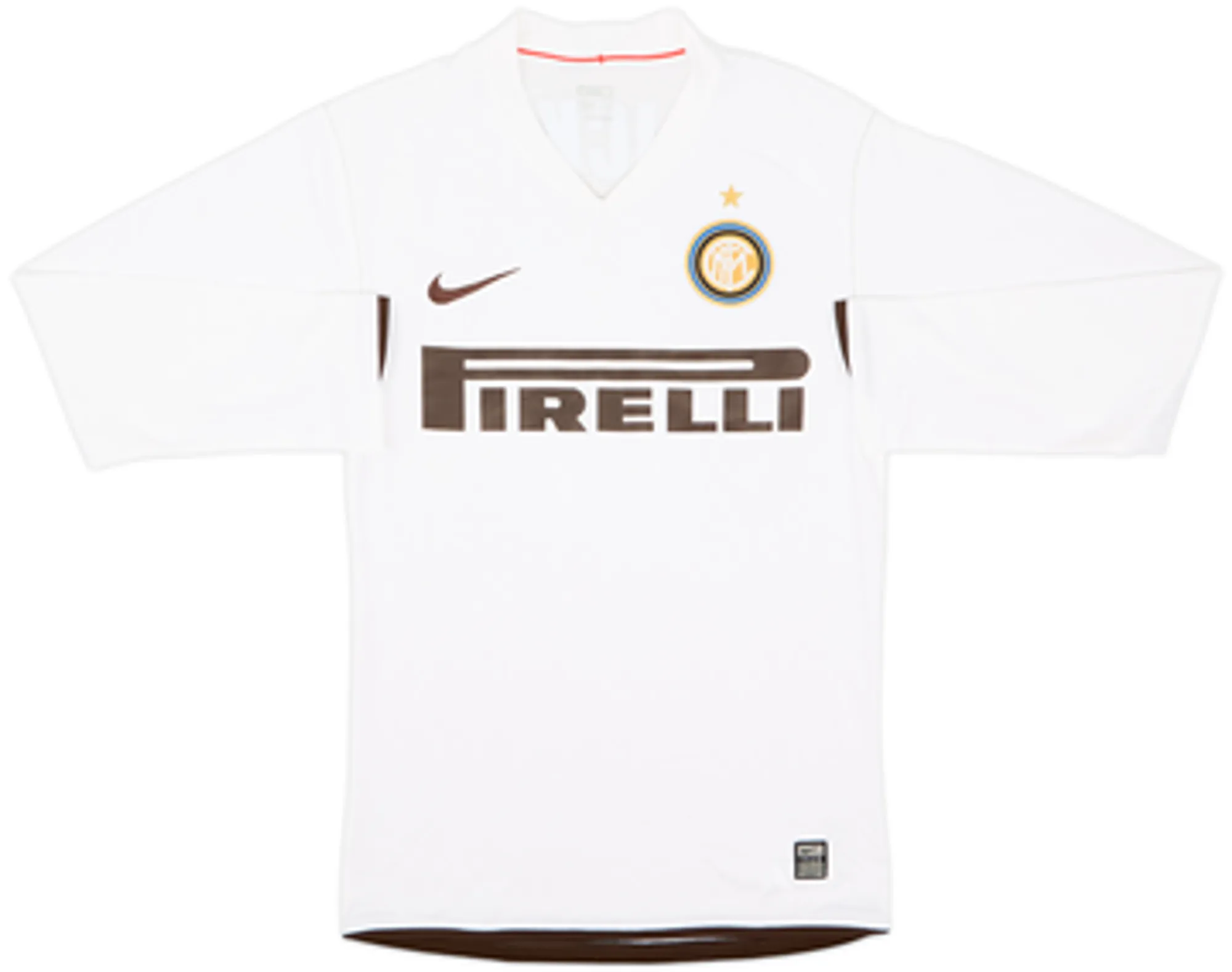 2008-09 Inter Milan Signed Player Issue Away L/S Shirt Ricky #11 - 6/10 - (M)