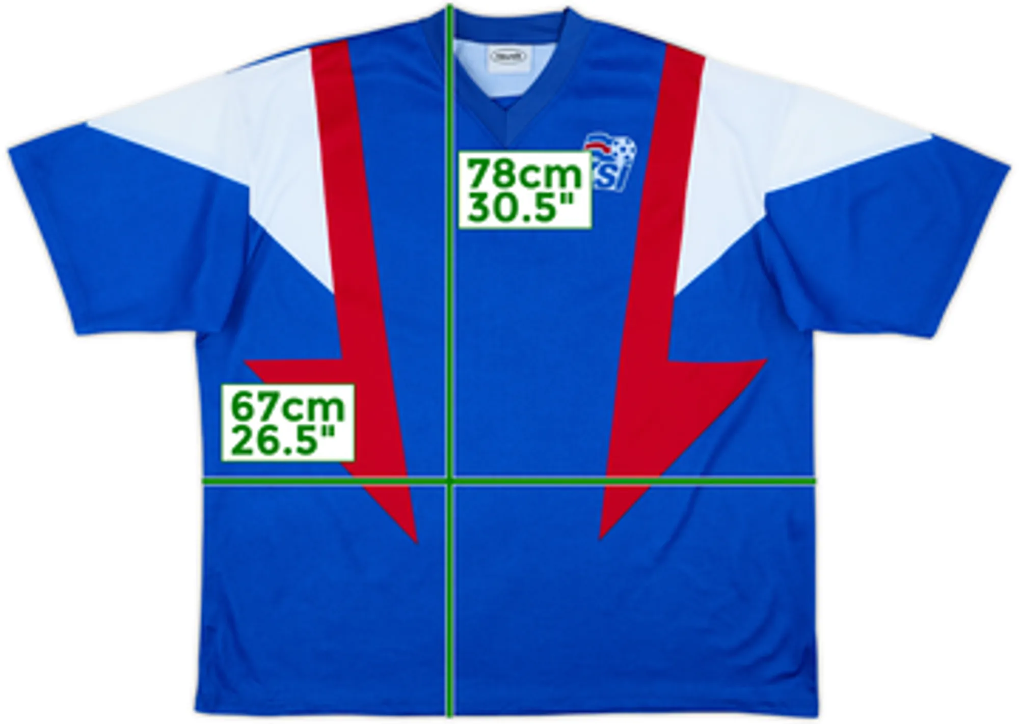 2000-02 Iceland Home Shirt - 9/10 - (XL)