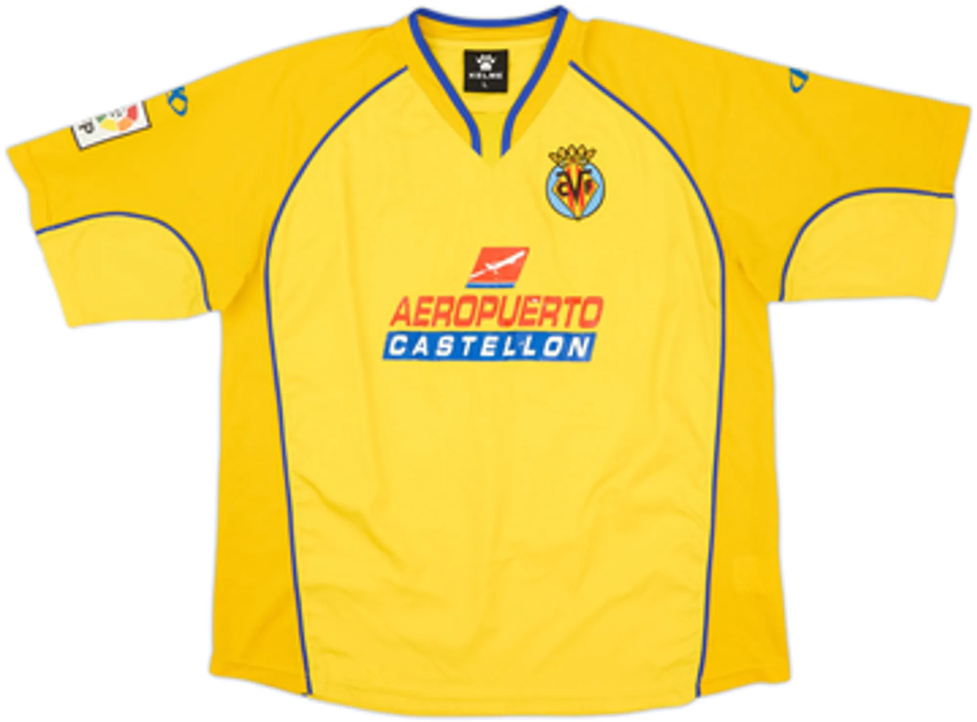 2004-05 Villarreal Home Shirt Fran Erencia #30 - 5/10 - (L)