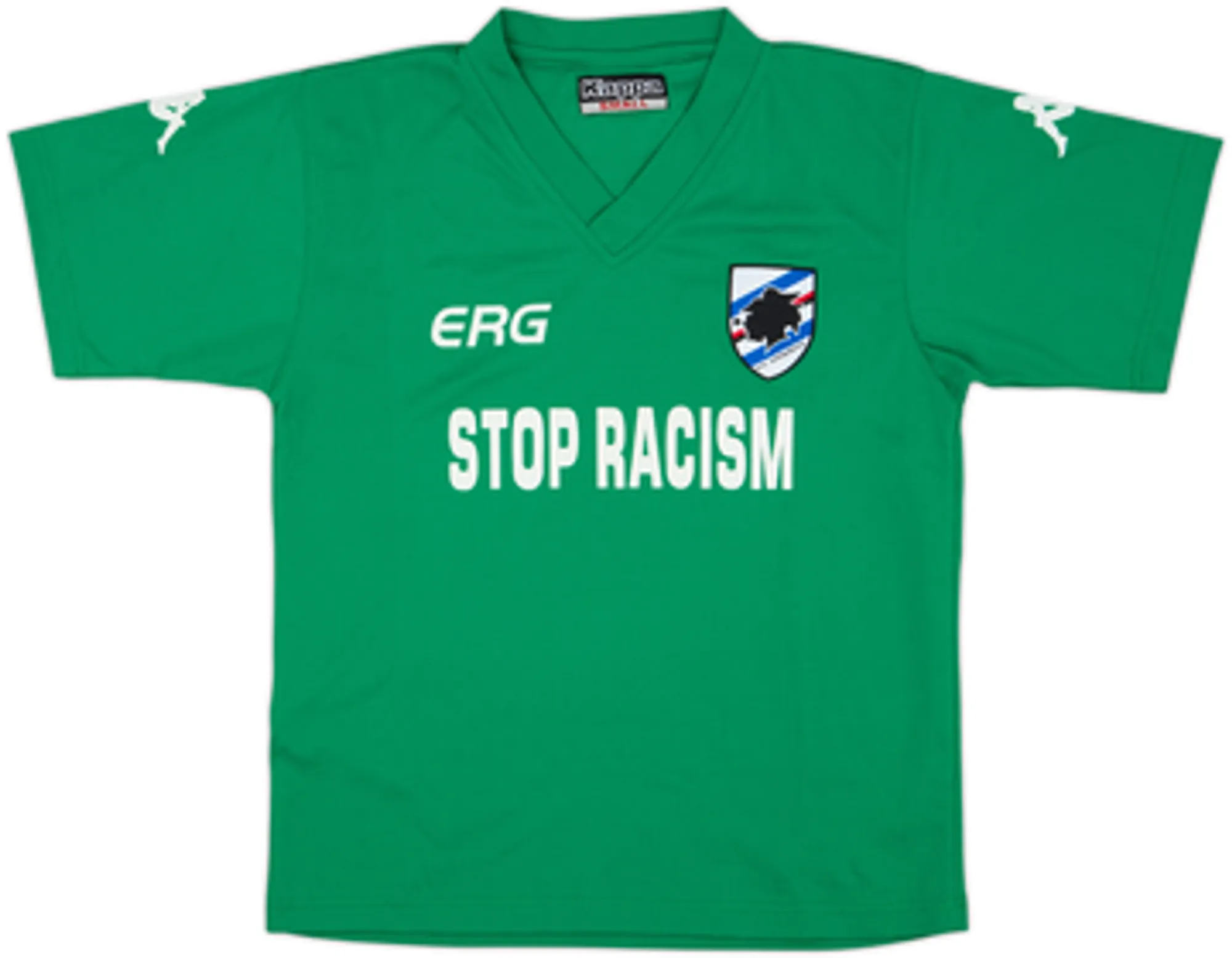 2014-15 Sampdoria 'Torneo Ravano' Kappa Training Shirt #2 - 8/10 - (S)
