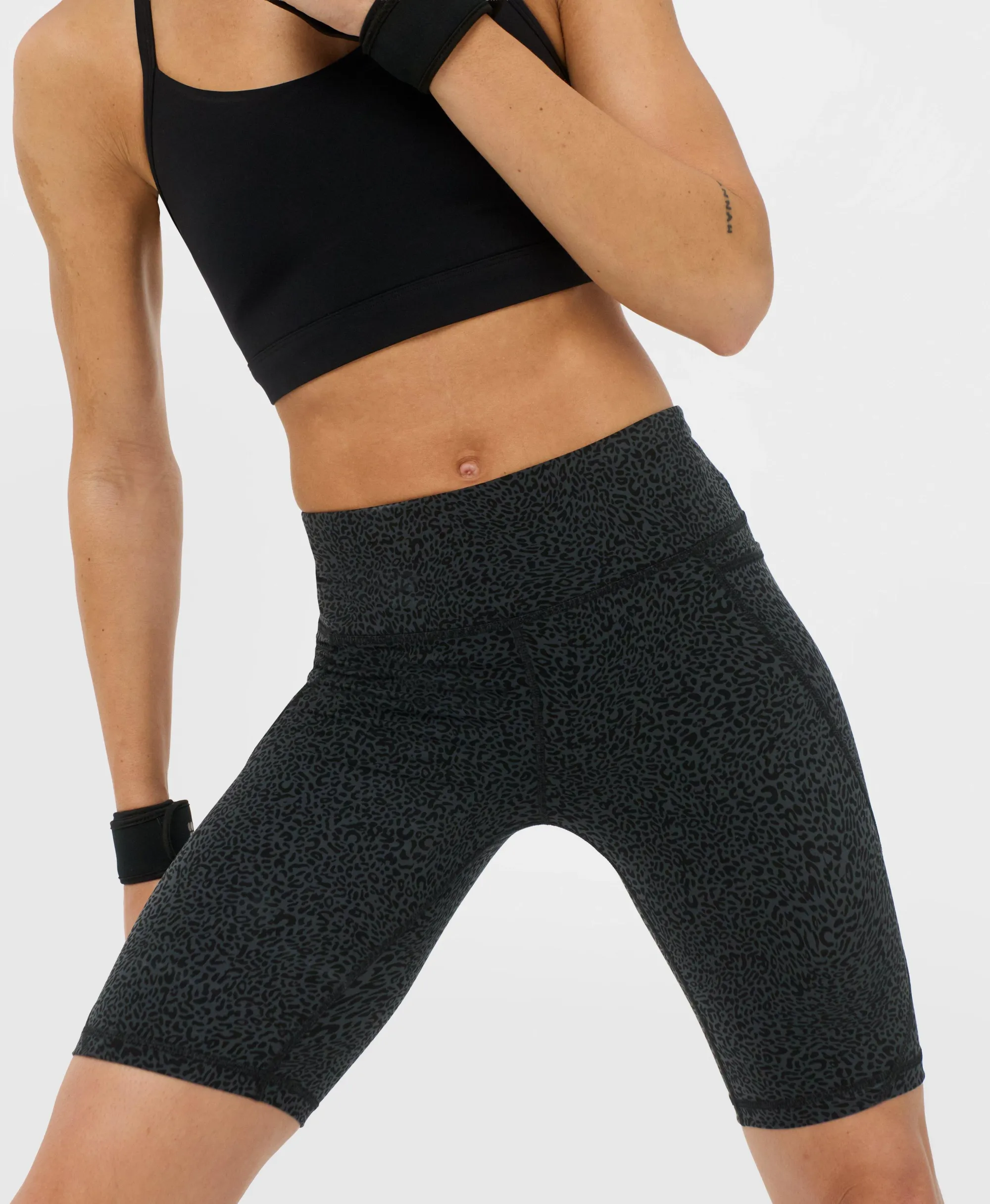 Sweaty Betty Power 9" Cycling Shorts, Black, Women's XS