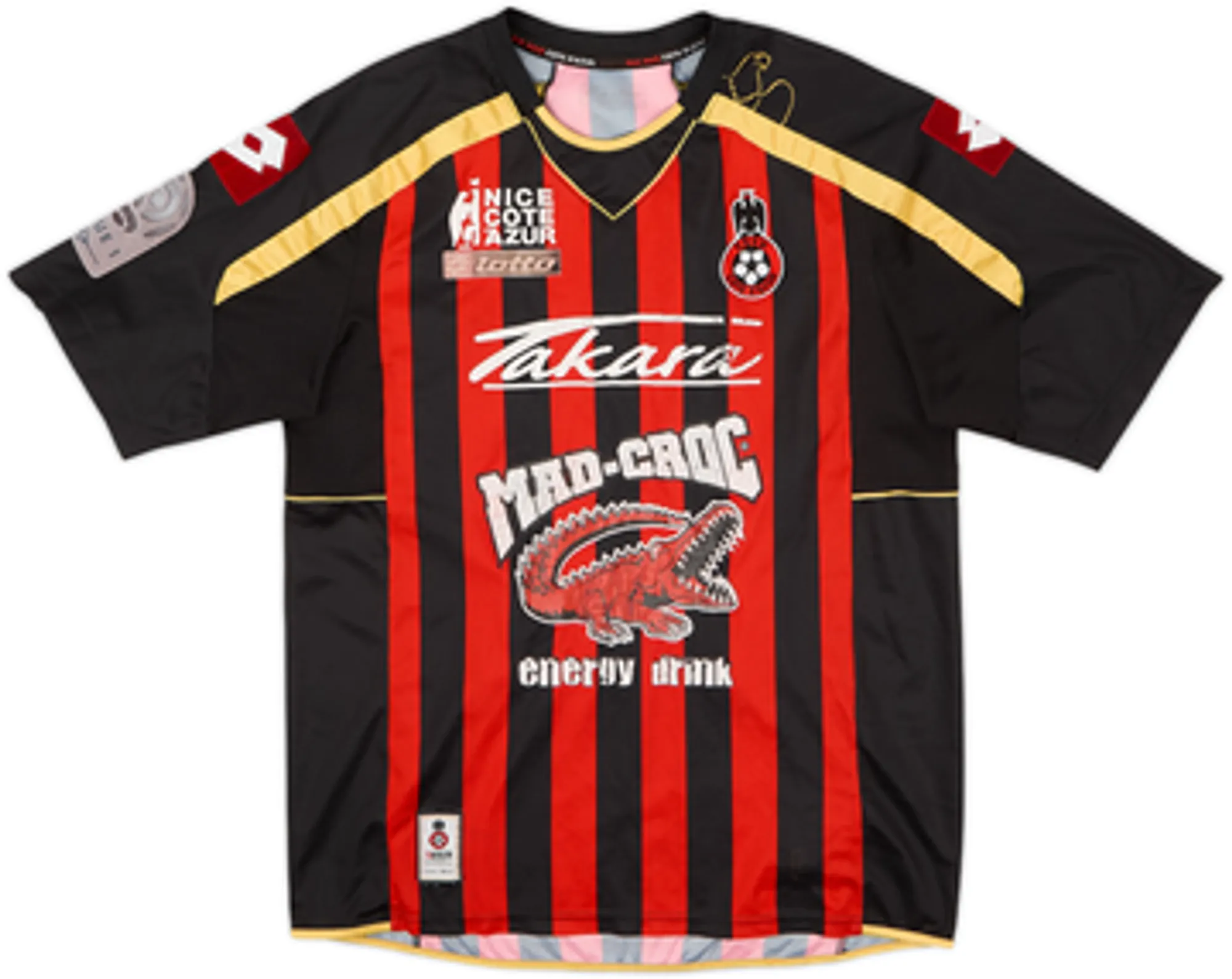 2010-11 OGC Nice Home Shirt Sable #27 - 5/10 - (L)