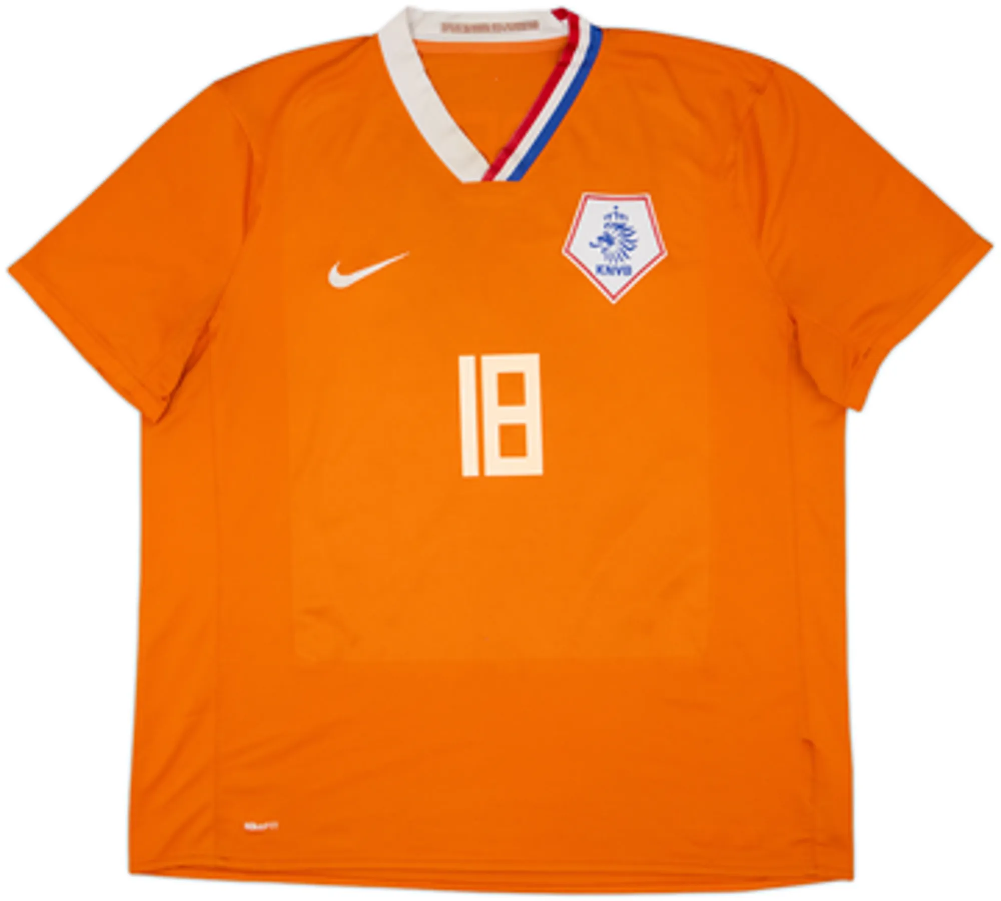 2008-10 Netherlands Home Shirt Hesselink #18 - 5/10 - (XXL)