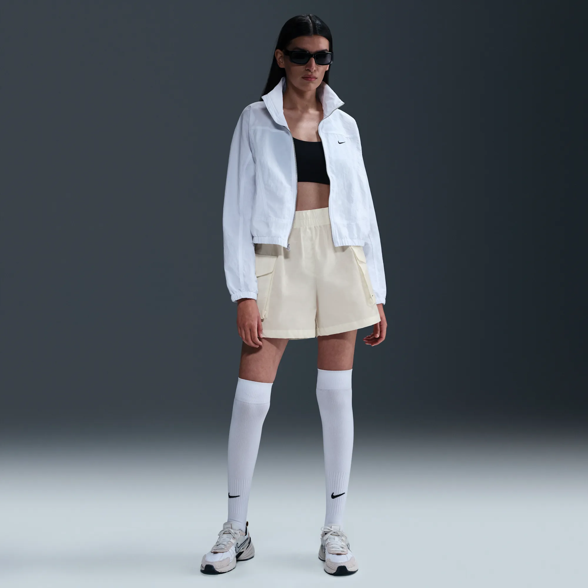 Nike Trend Essential 5Inch Cargo Shorts In White
