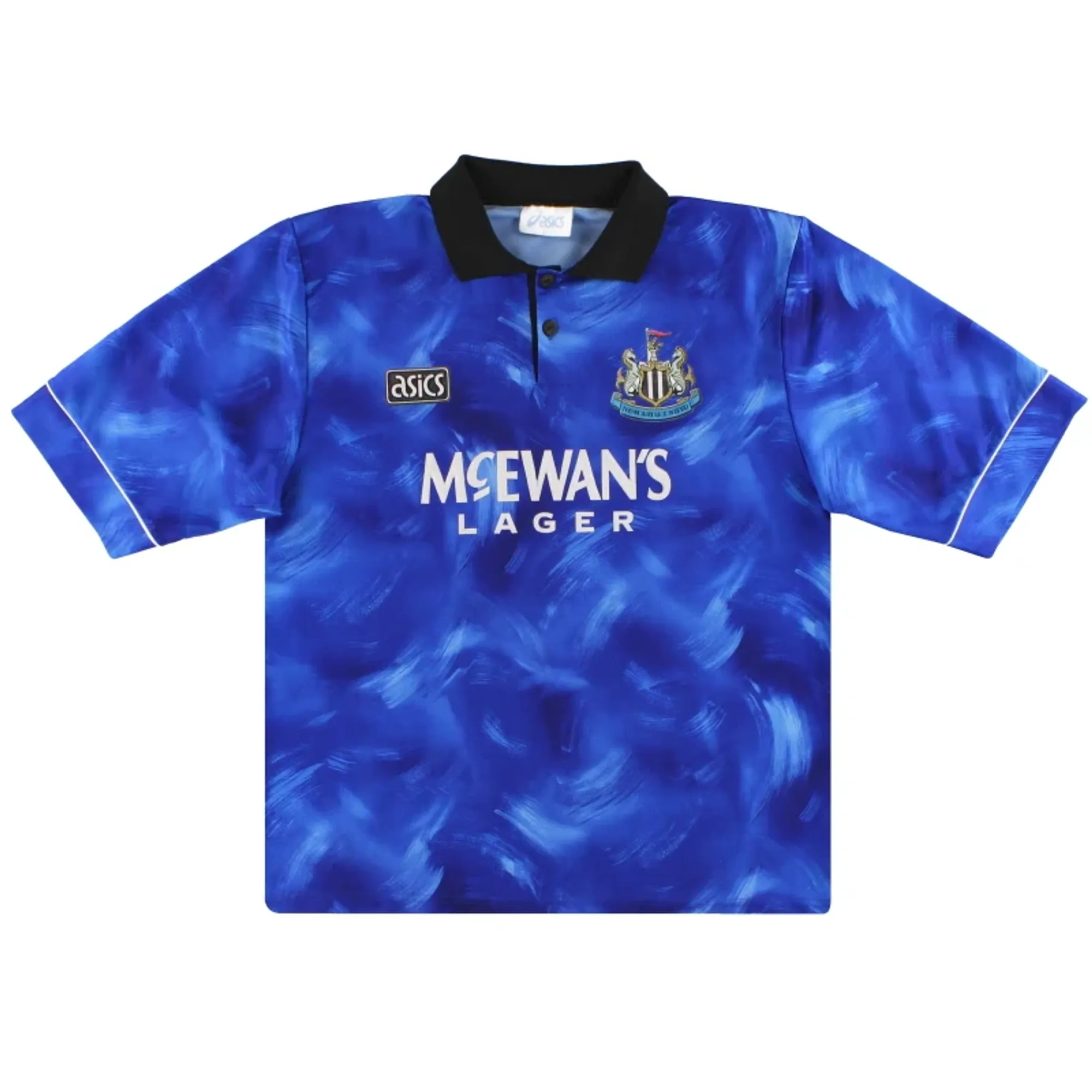 1993-95 Newcastle Asics Away Shirt XL - Newcastle United / Very Good 